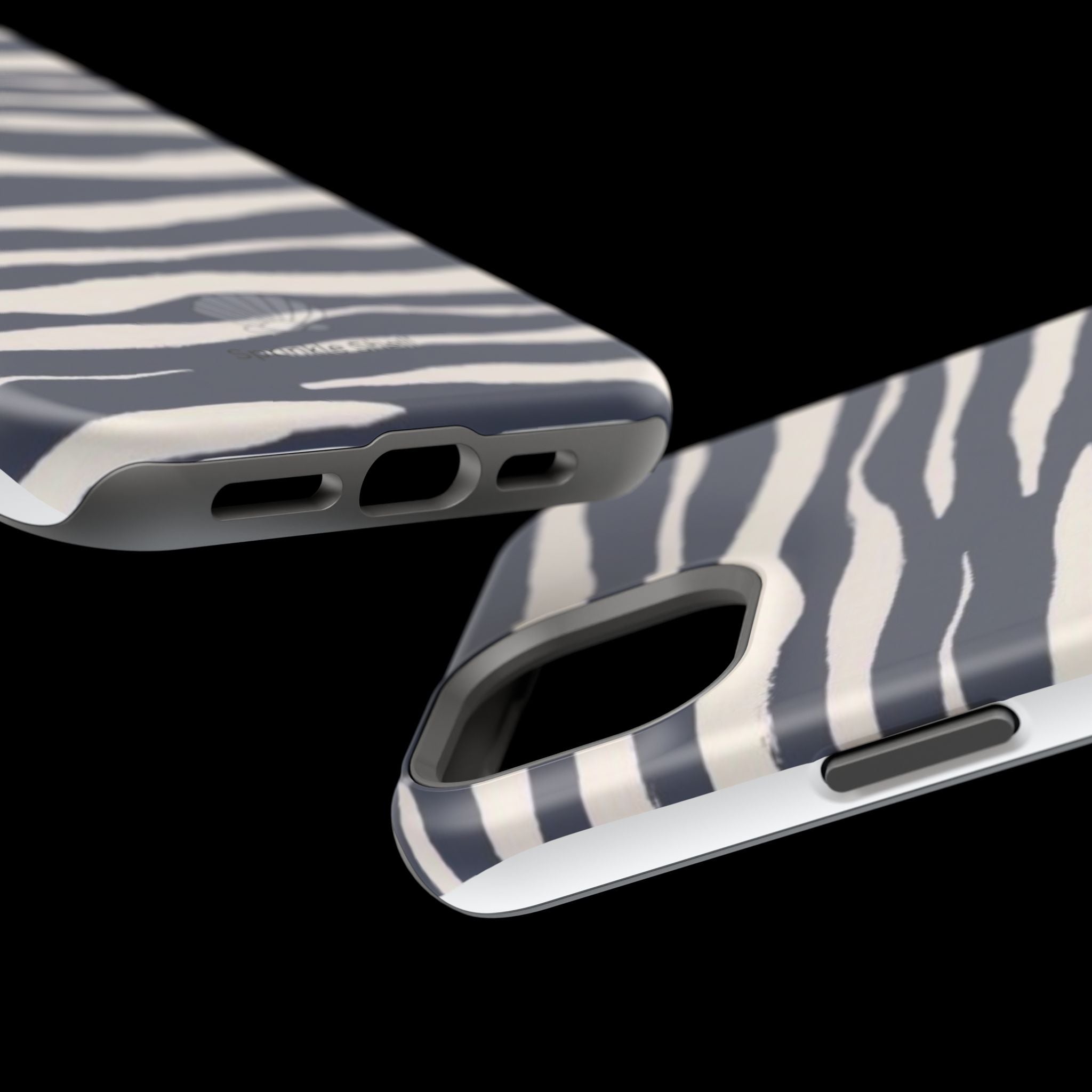 MagSafe Blue zebra print case