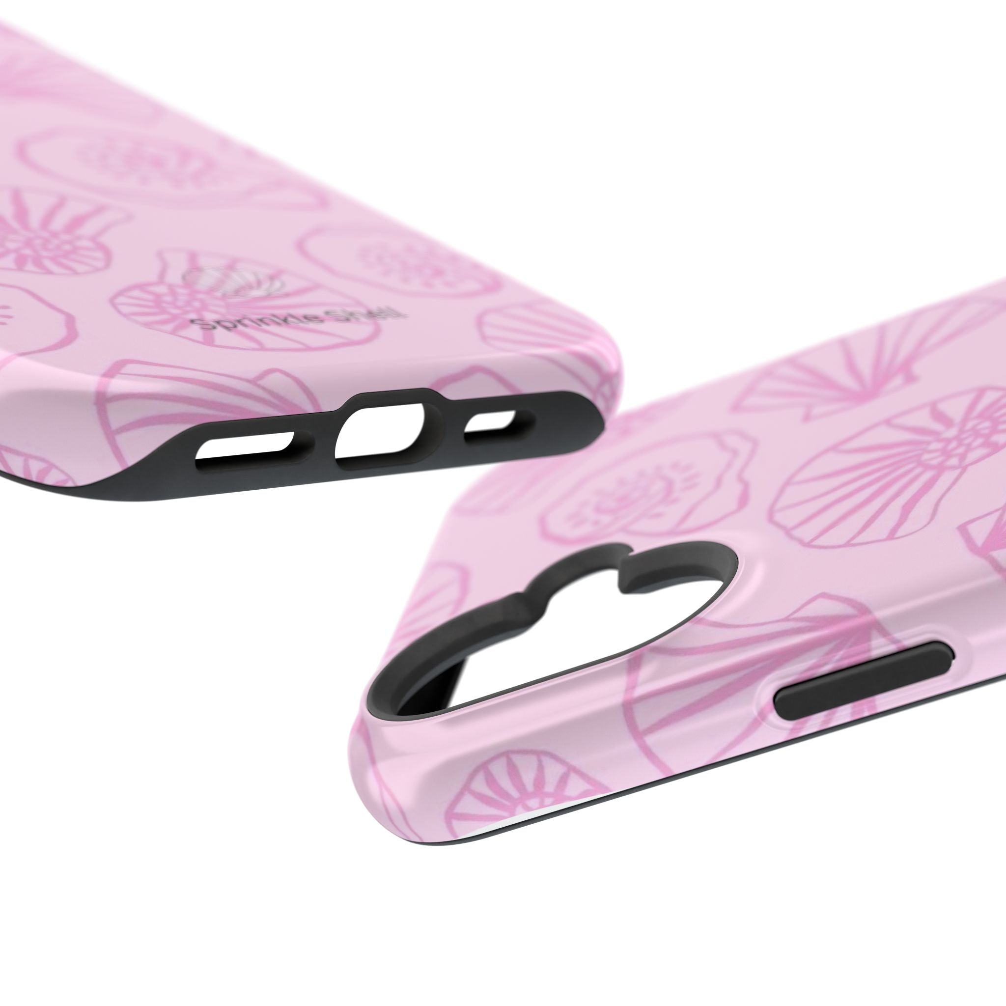 MagSafe pink shells case