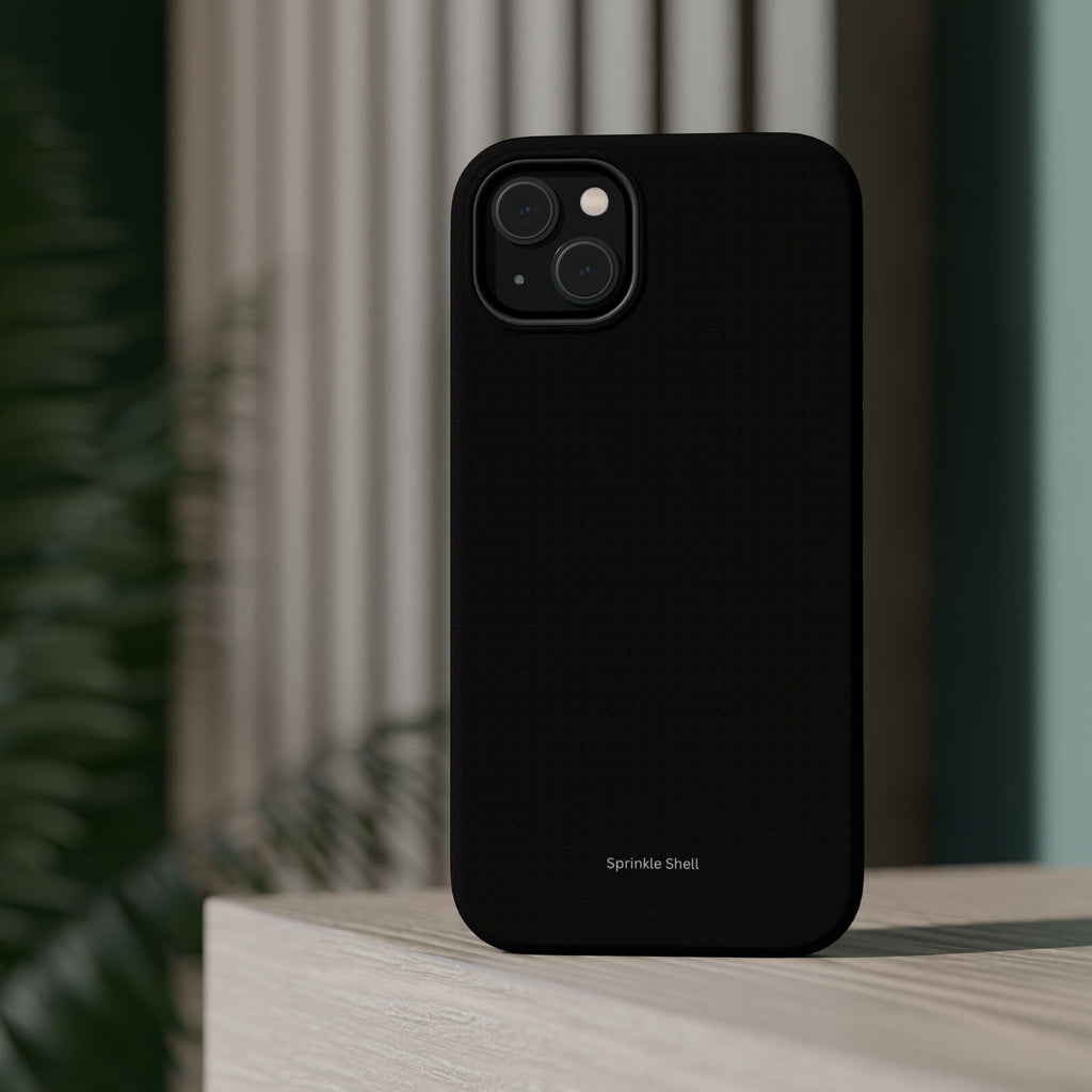 MagSafe Plain Black Iphone Case