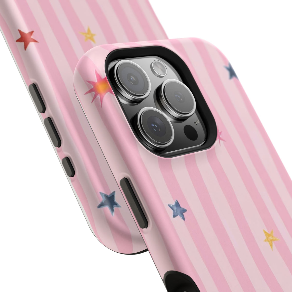 MagSafe pink lines & stars case