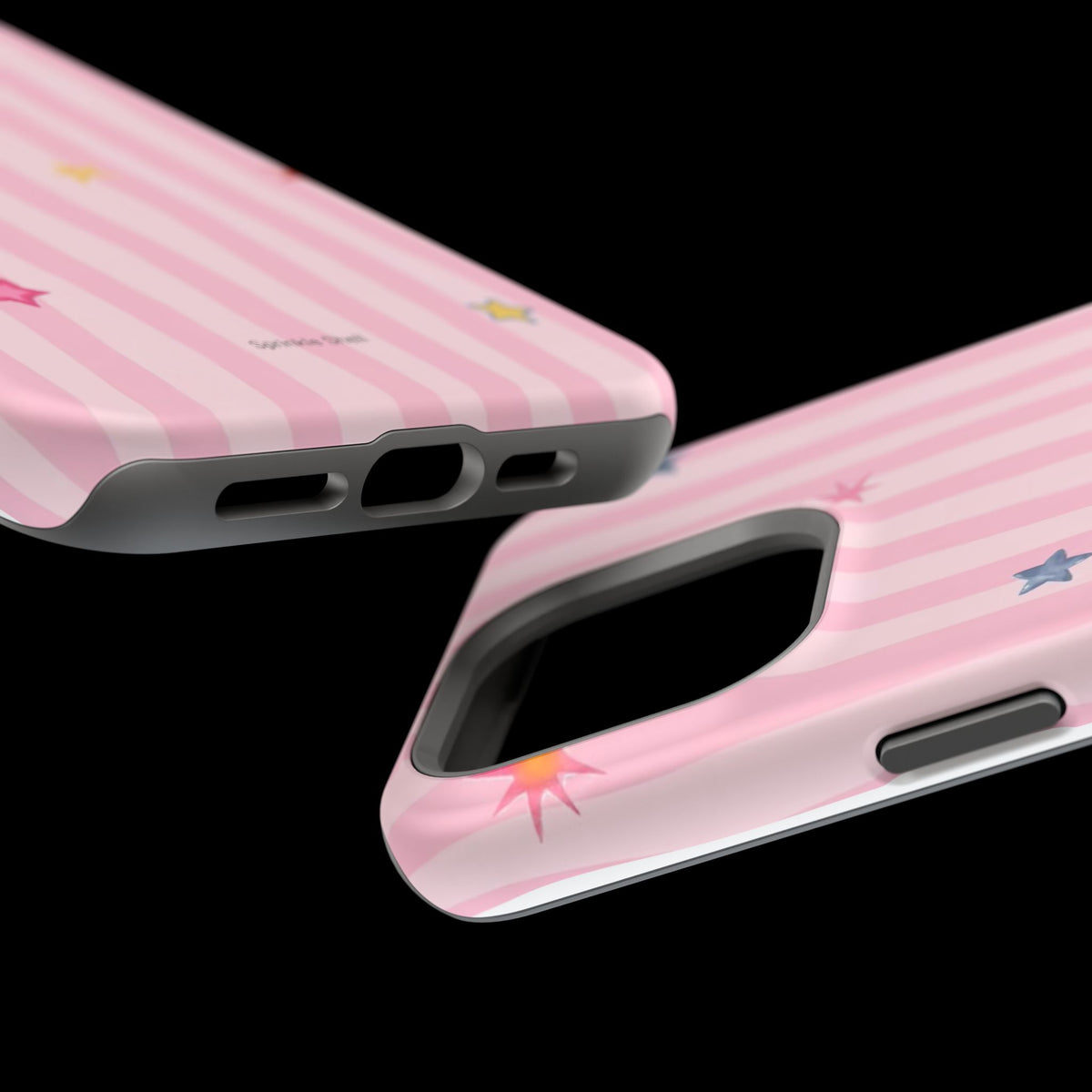 MagSafe pink lines & stars case