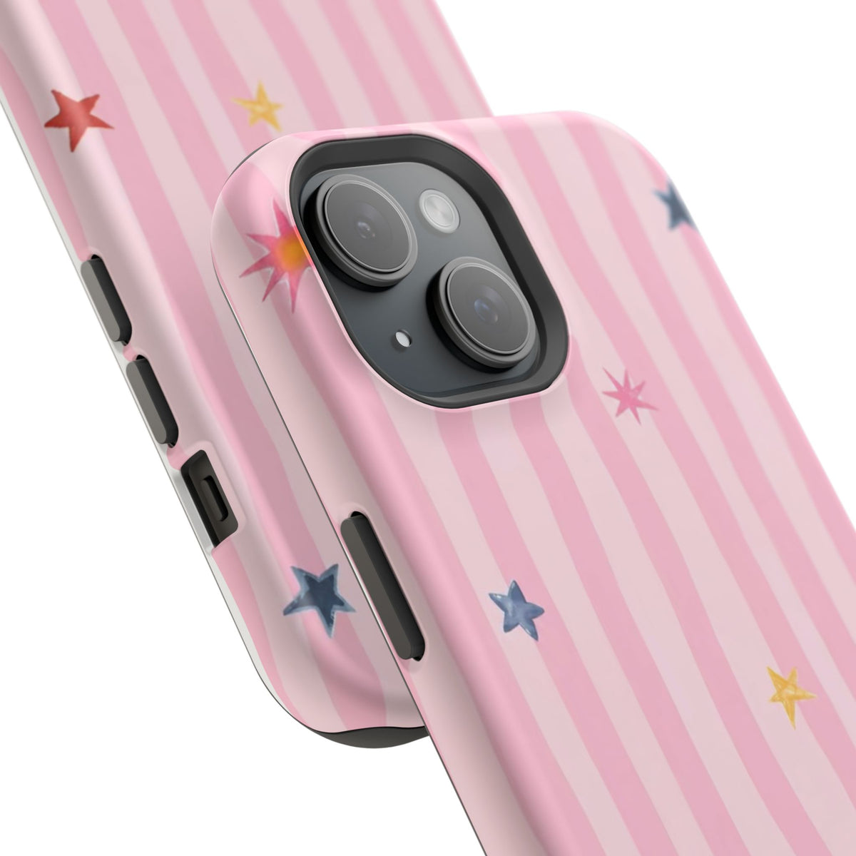 MagSafe pink lines & stars case