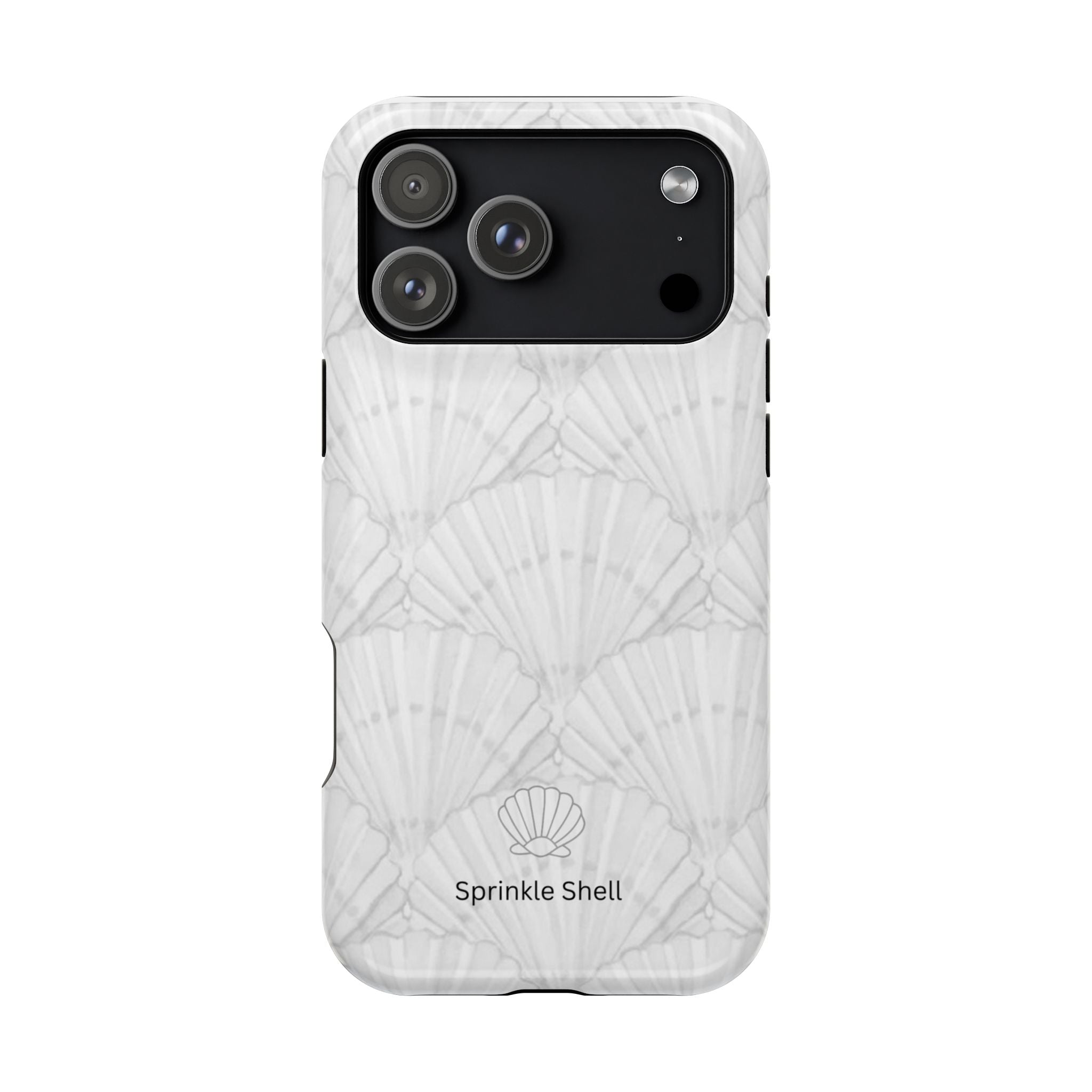 Shell-Pattern Magnetic Impact Phone Case — Protective Modular iPhone Cover