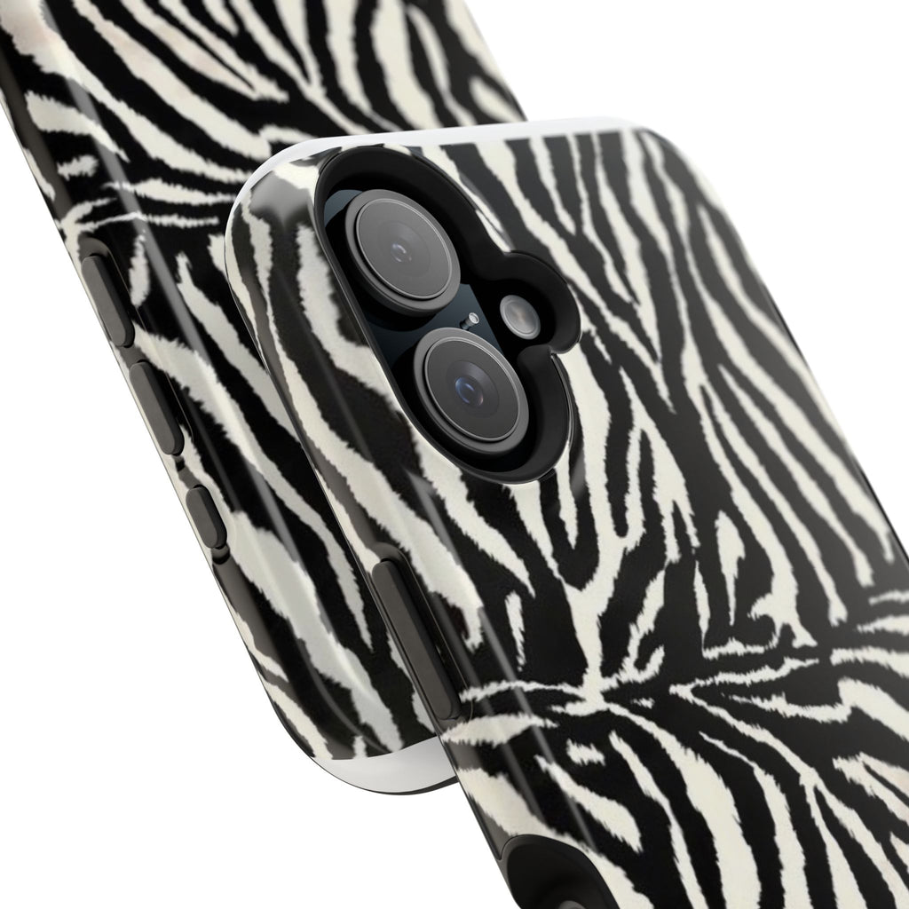 MagSafe black zebra print case