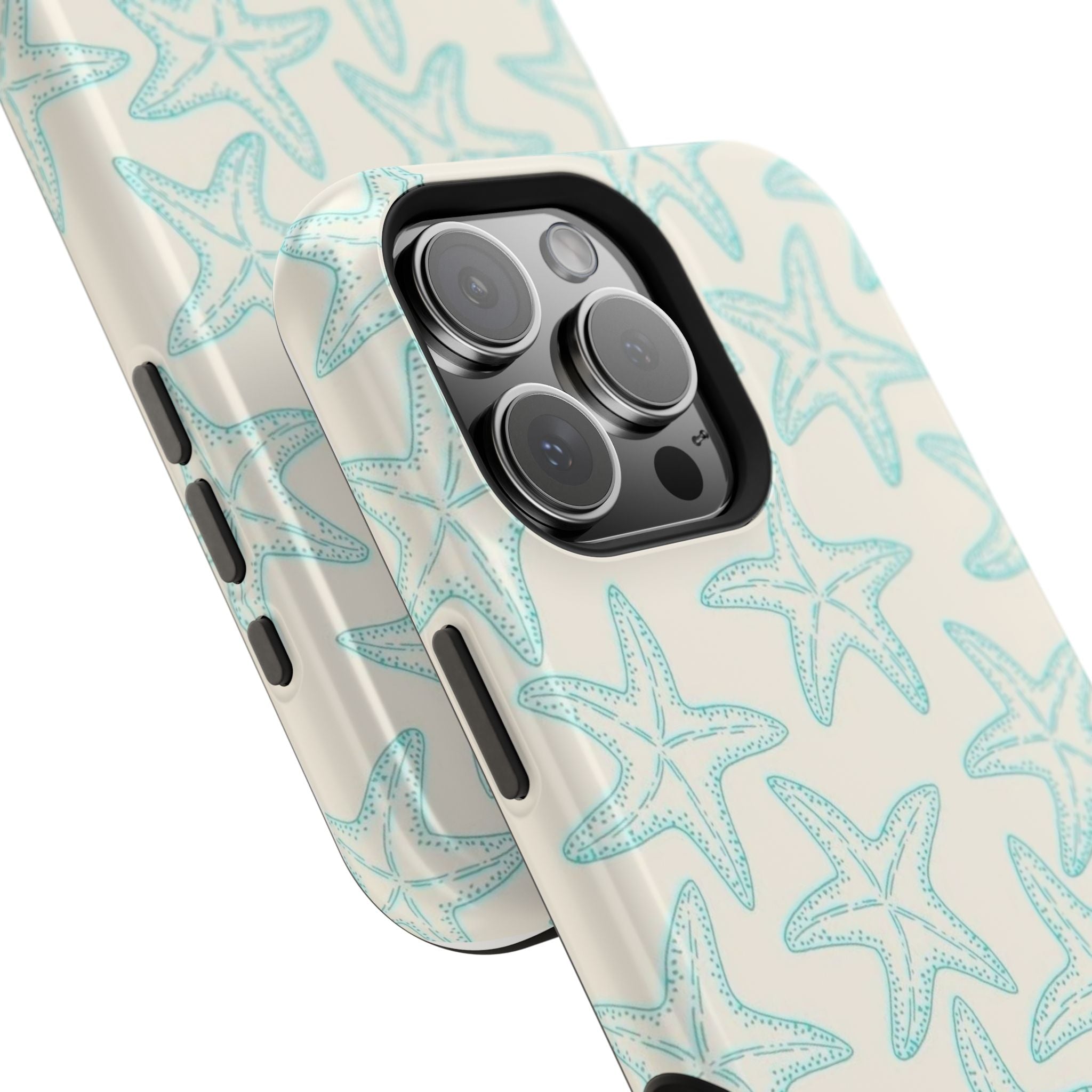 MagSafe teal starfish case