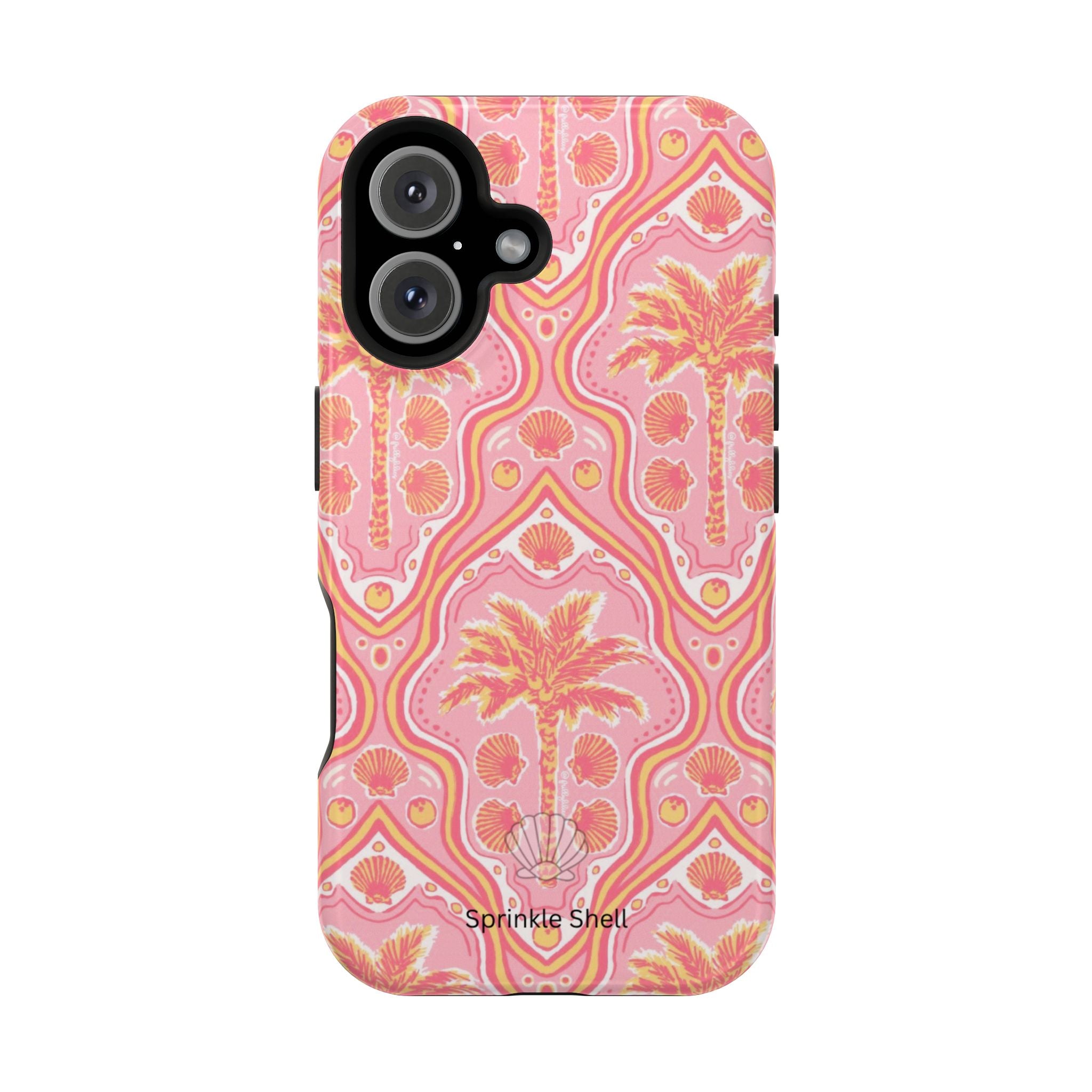 MagSafe pink pink summer palm tree case