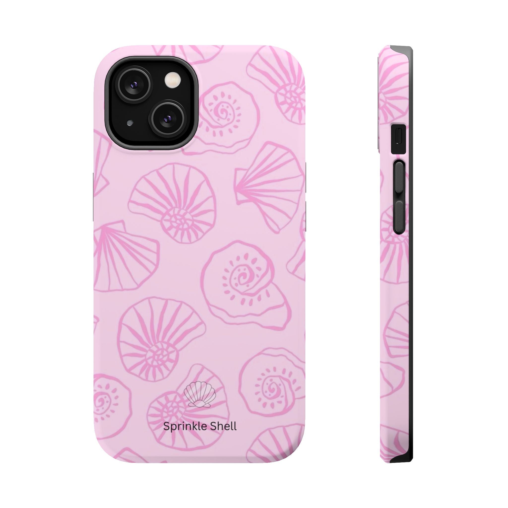 MagSafe pink shells case