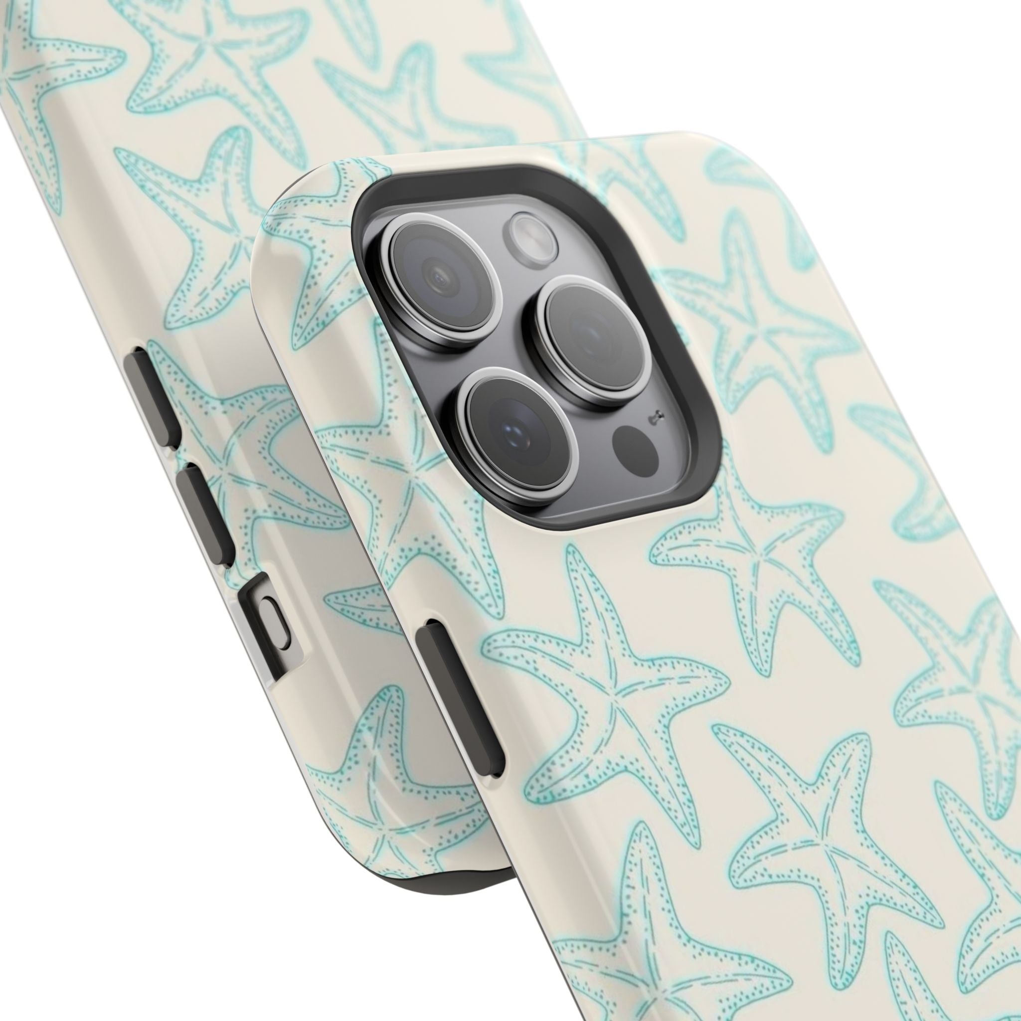 MagSafe teal starfish case