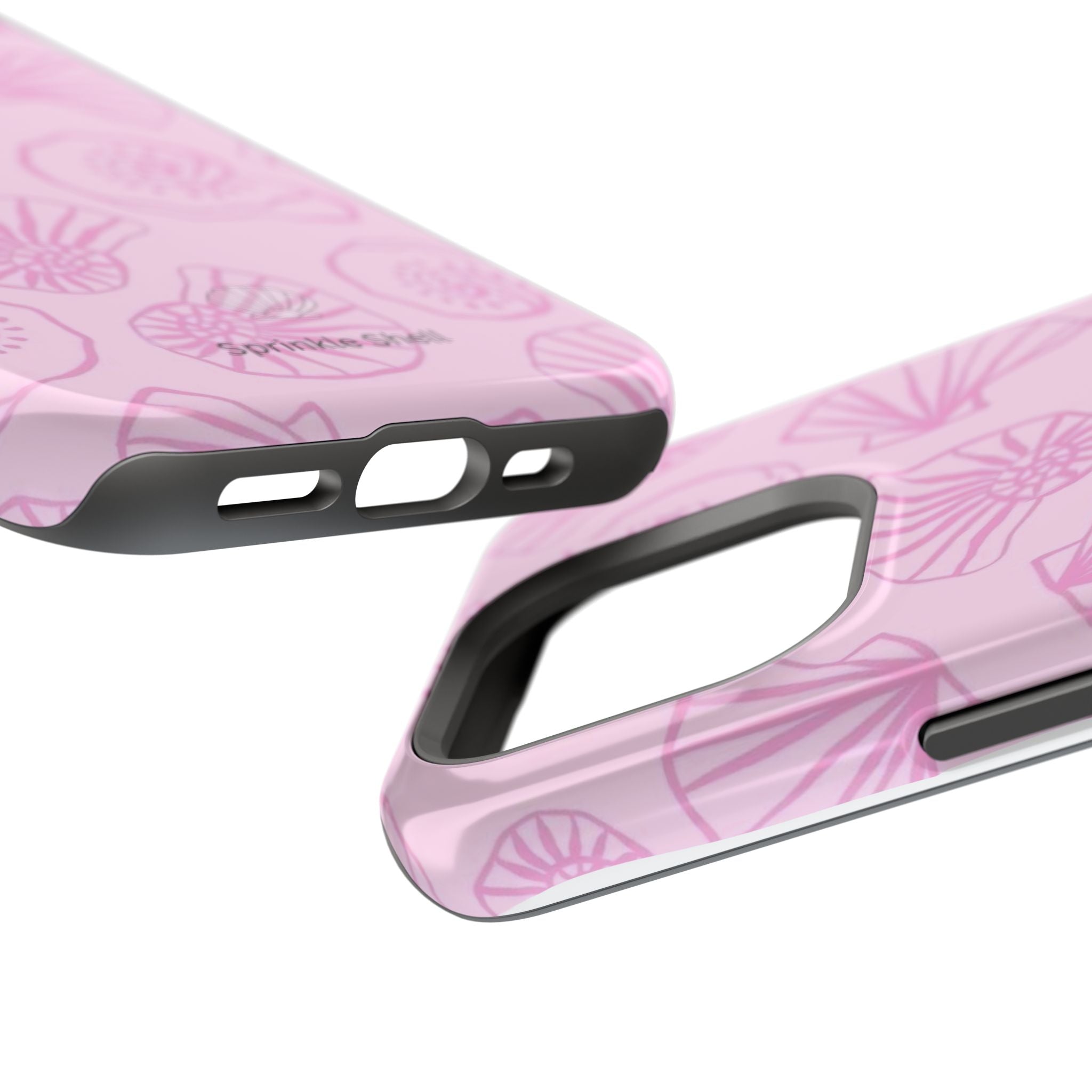 MagSafe pink shells case