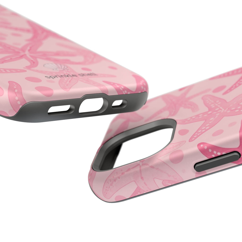 MagSafe Pink Starfish Iphone Case
