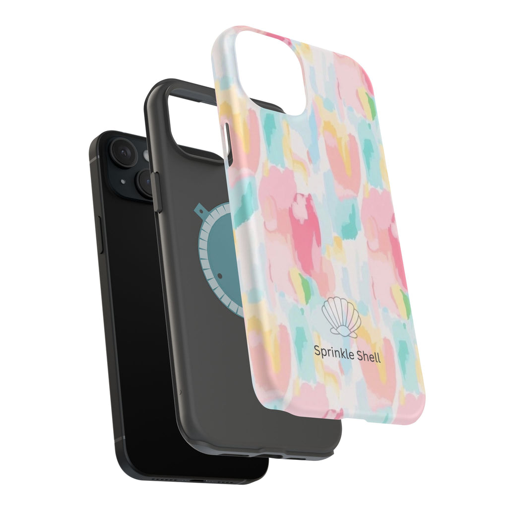 MagSafe cute colorful paint case