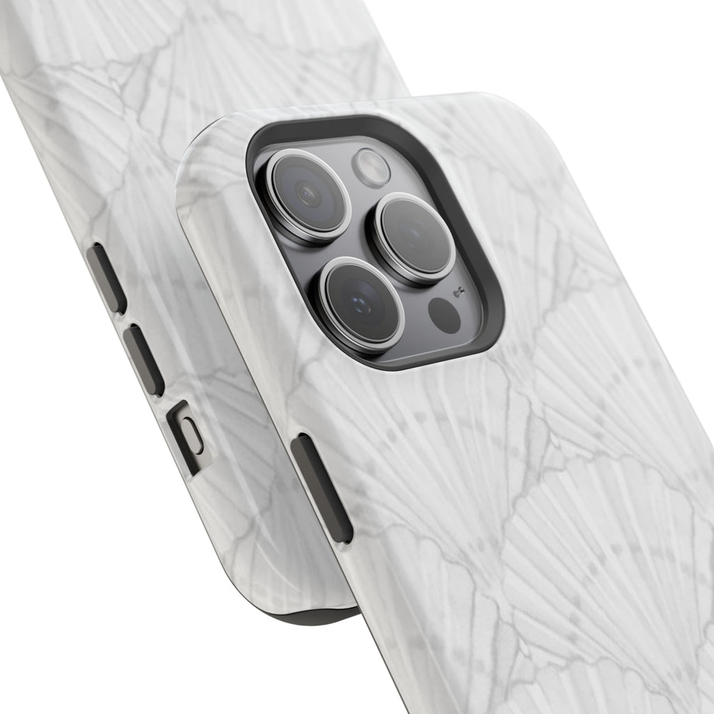 Shell-Pattern Magnetic Impact Phone Case — Protective Modular iPhone Cover