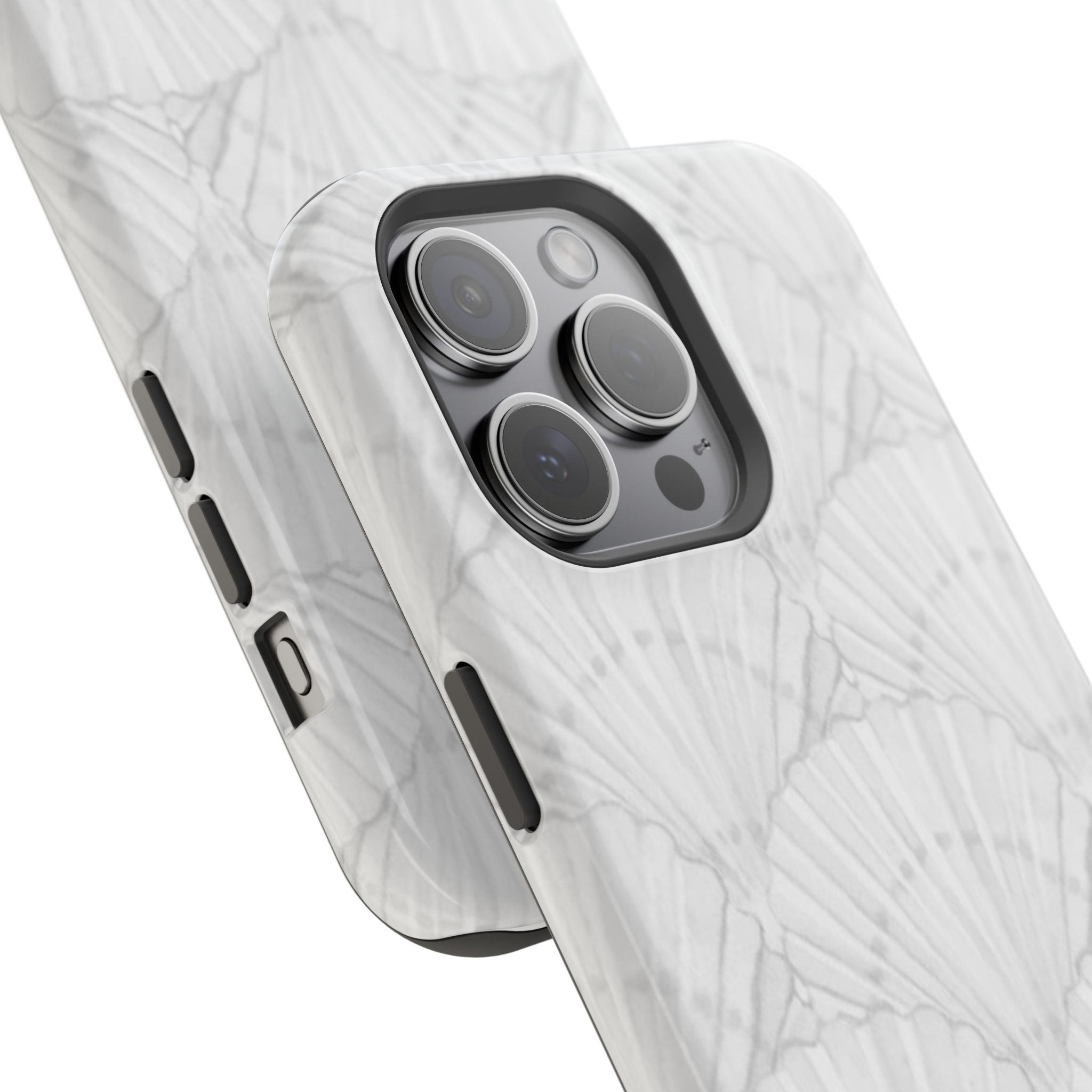 Shell-Pattern Magnetic Impact Phone Case — Protective Modular iPhone Cover