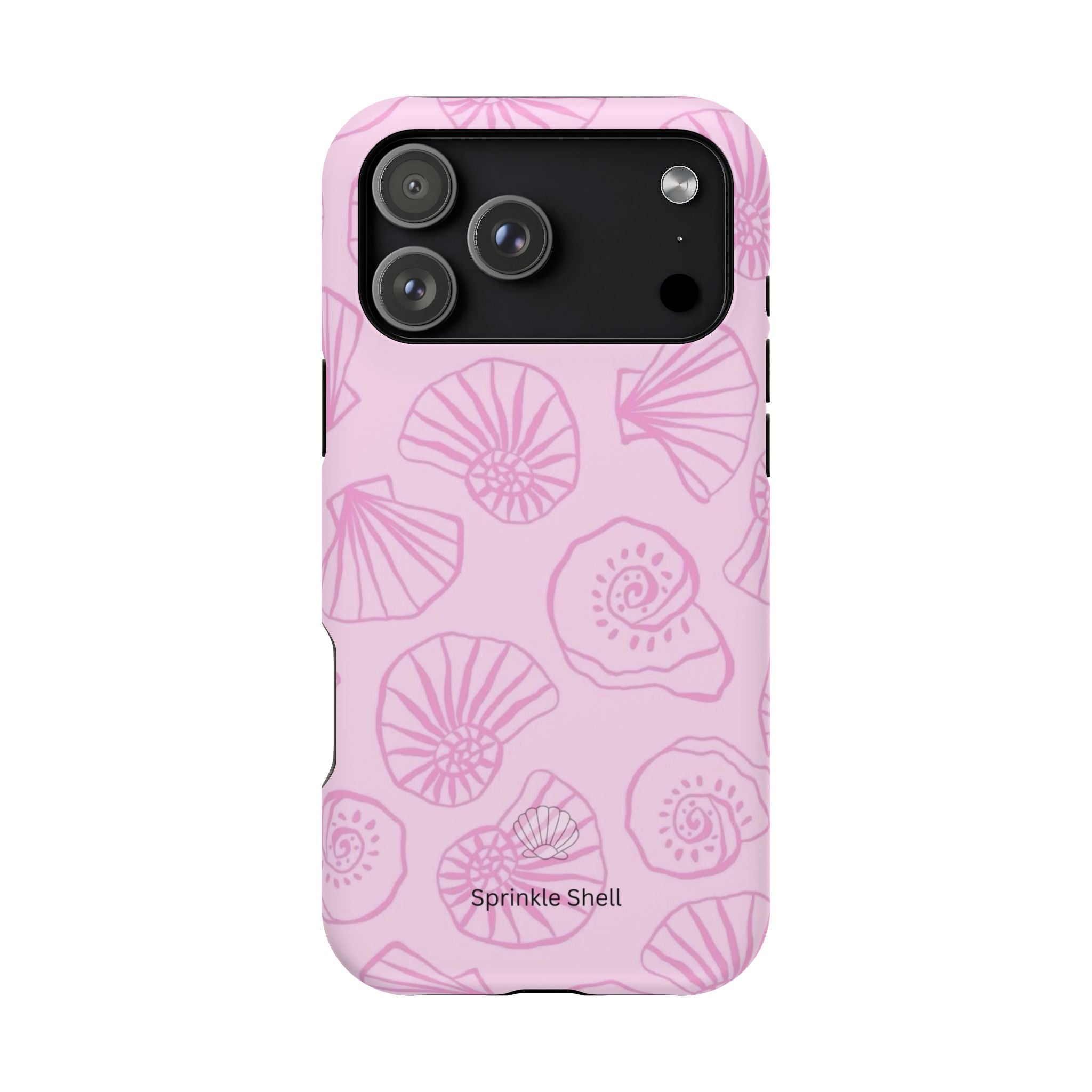 MagSafe pink shells case