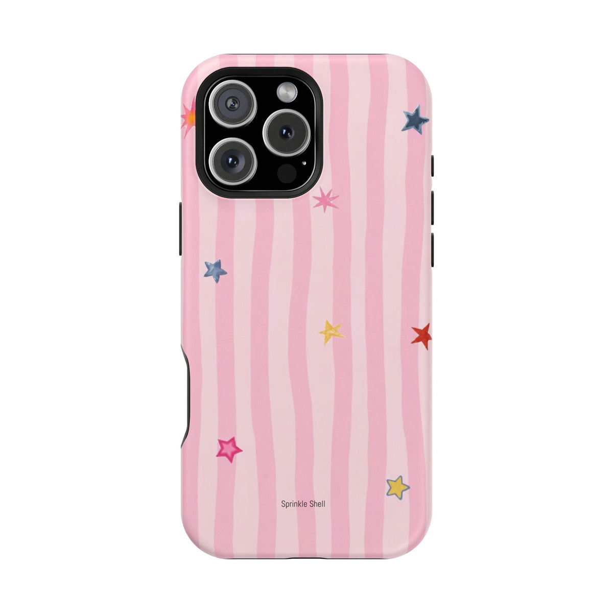 MagSafe pink lines & stars case