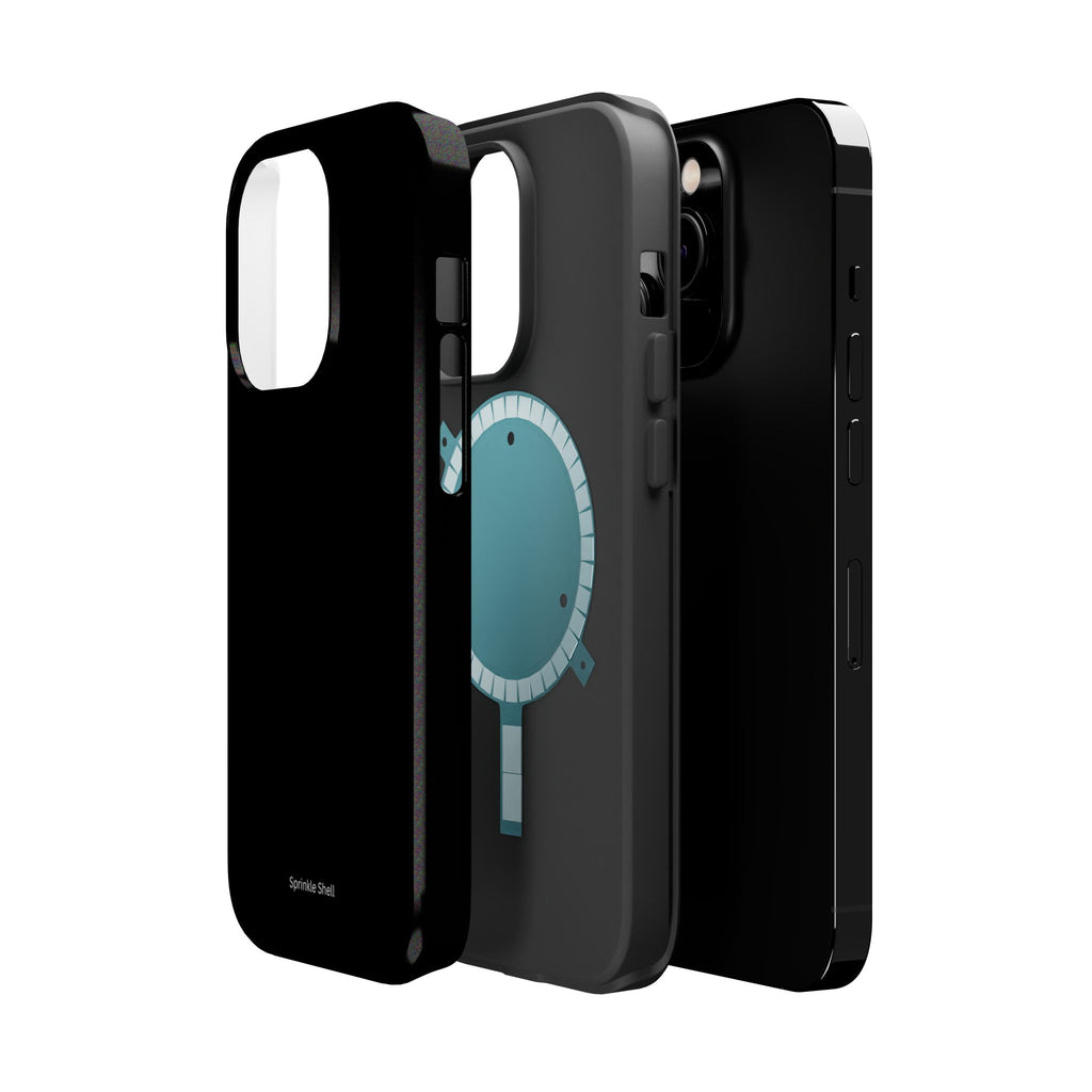 MagSafe Plain Black Iphone Case