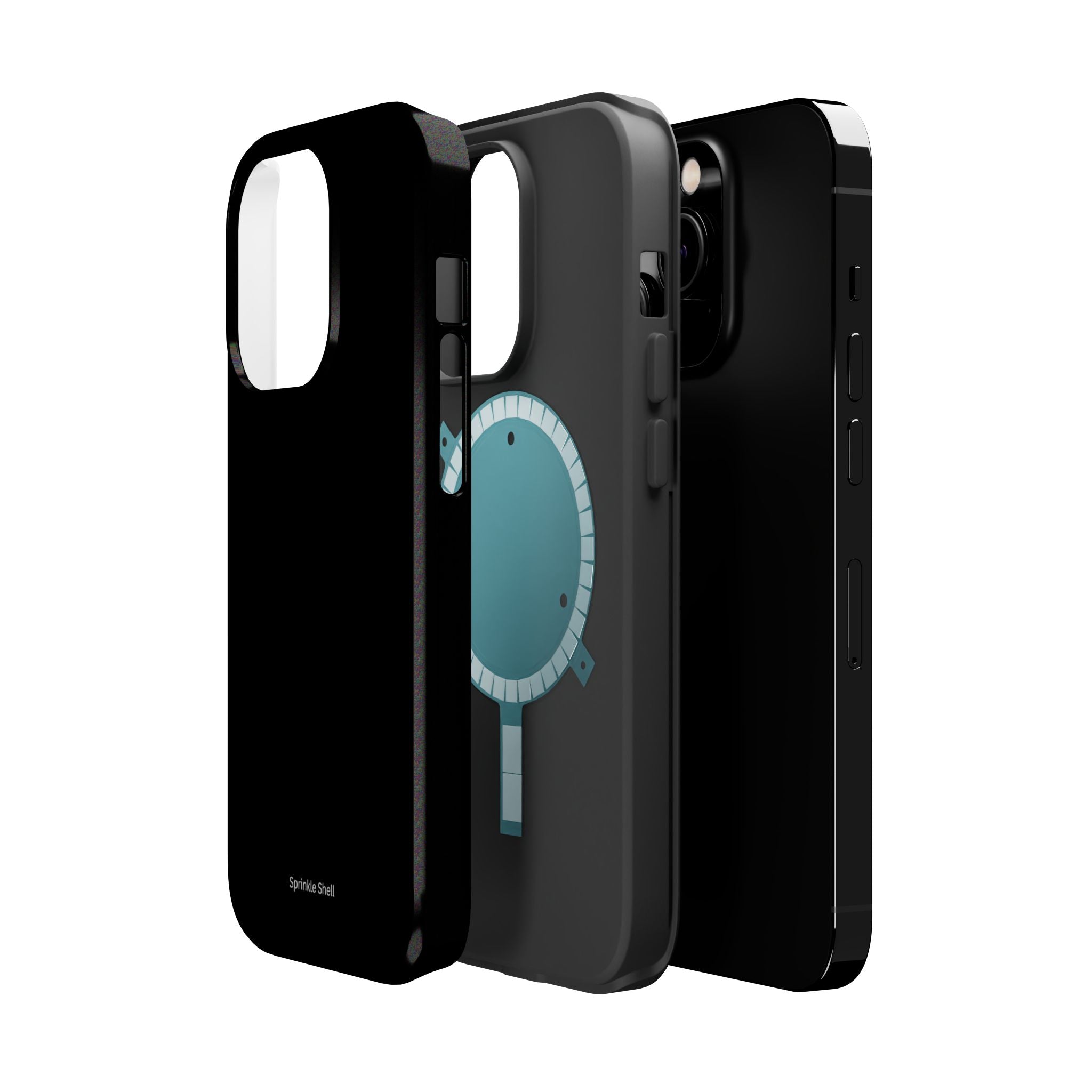 MagSafe Plain Black Iphone Case