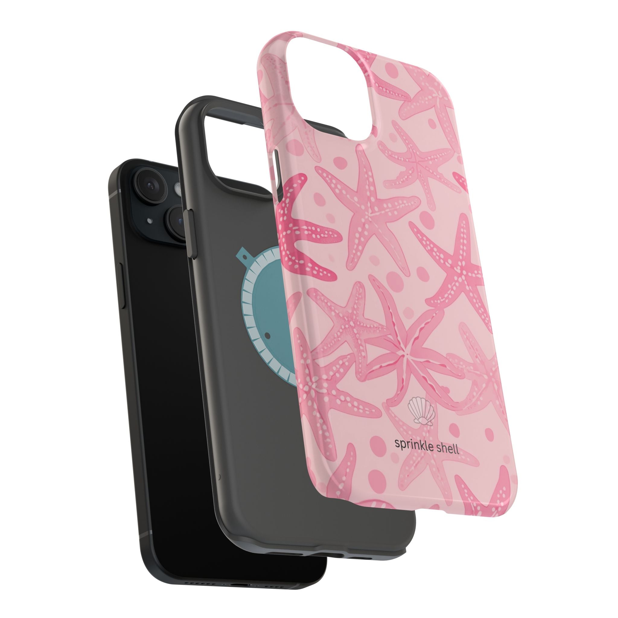 MagSafe Pink Starfish Iphone Case
