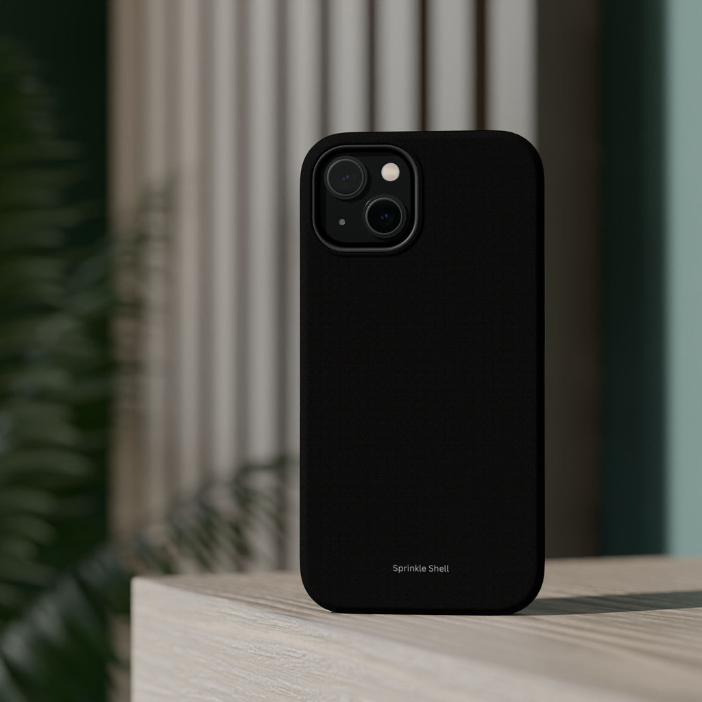 MagSafe Plain Black Iphone Case