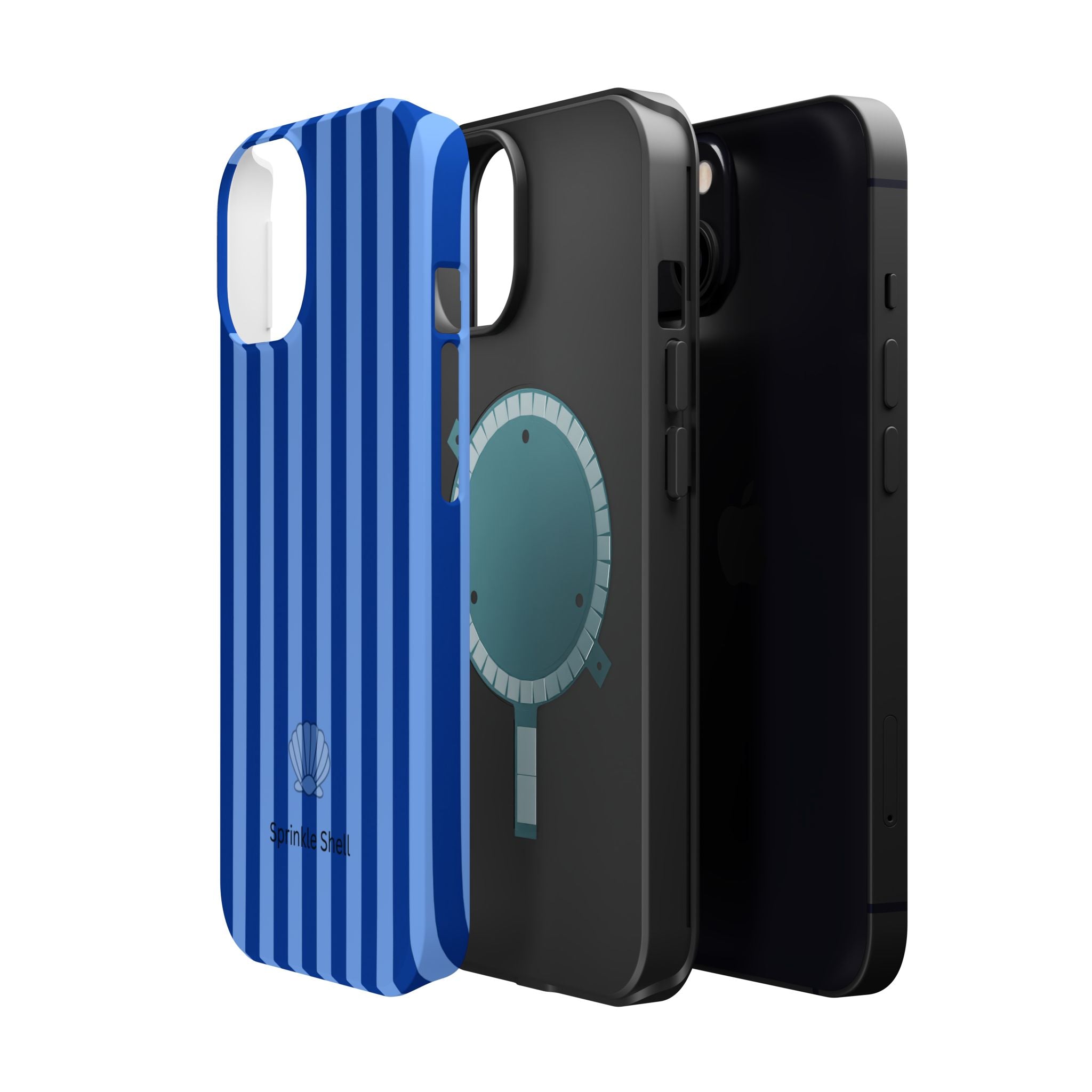 MagSafe blue striped case