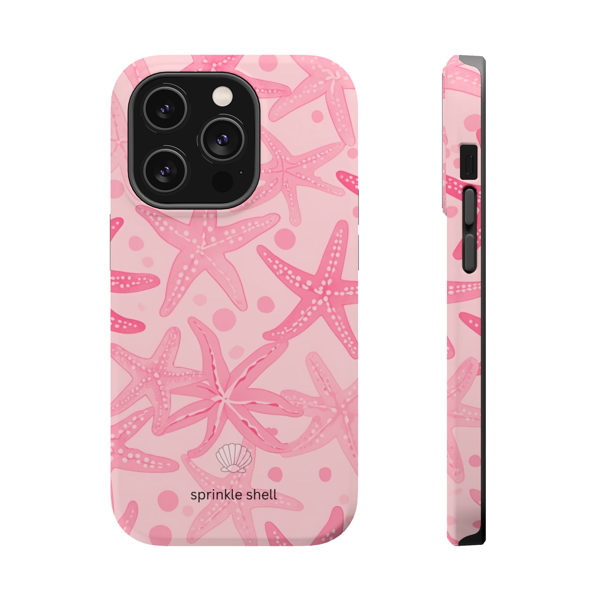 MagSafe Pink Starfish Iphone Case