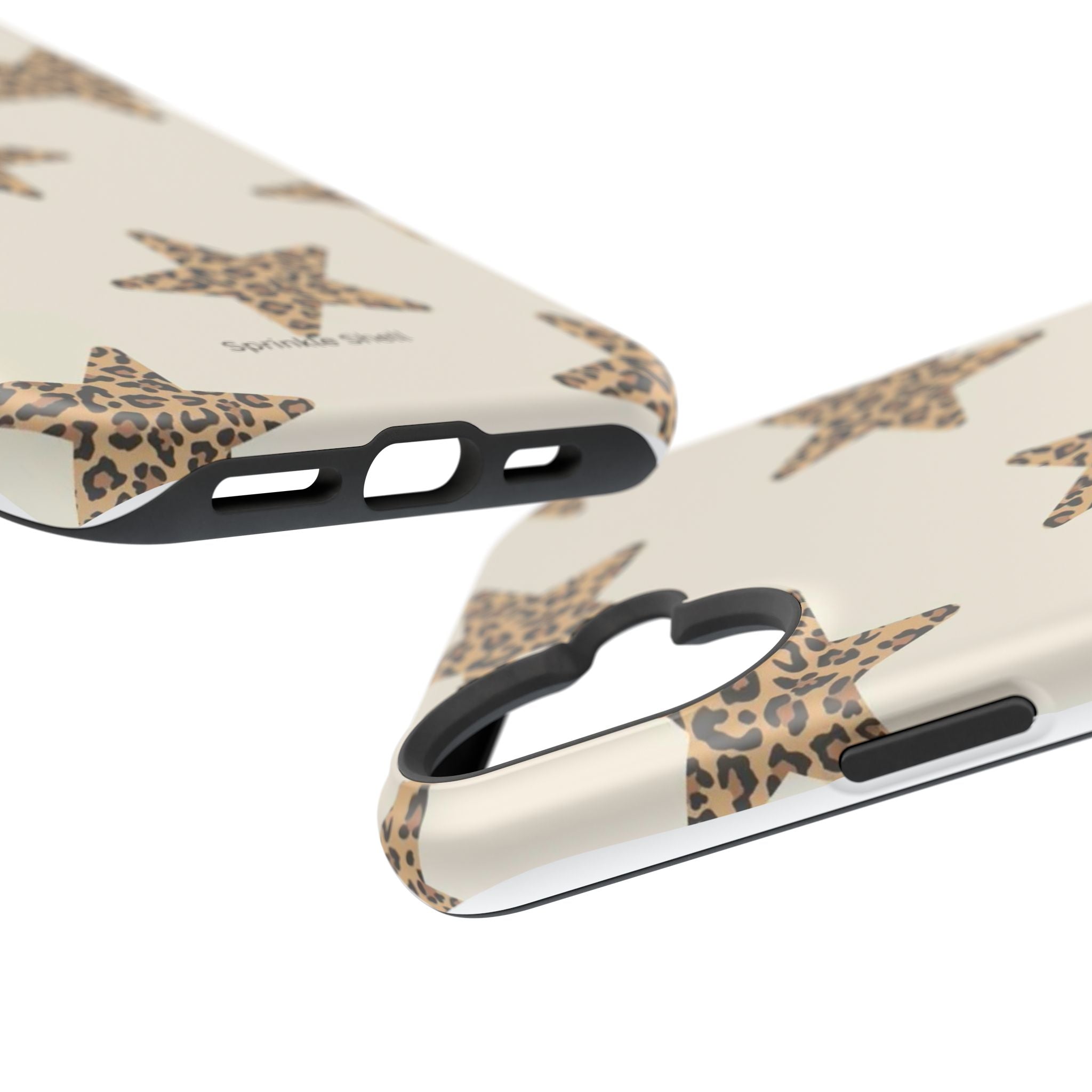 MagSafe Cheetah Print Stars iPhone Case