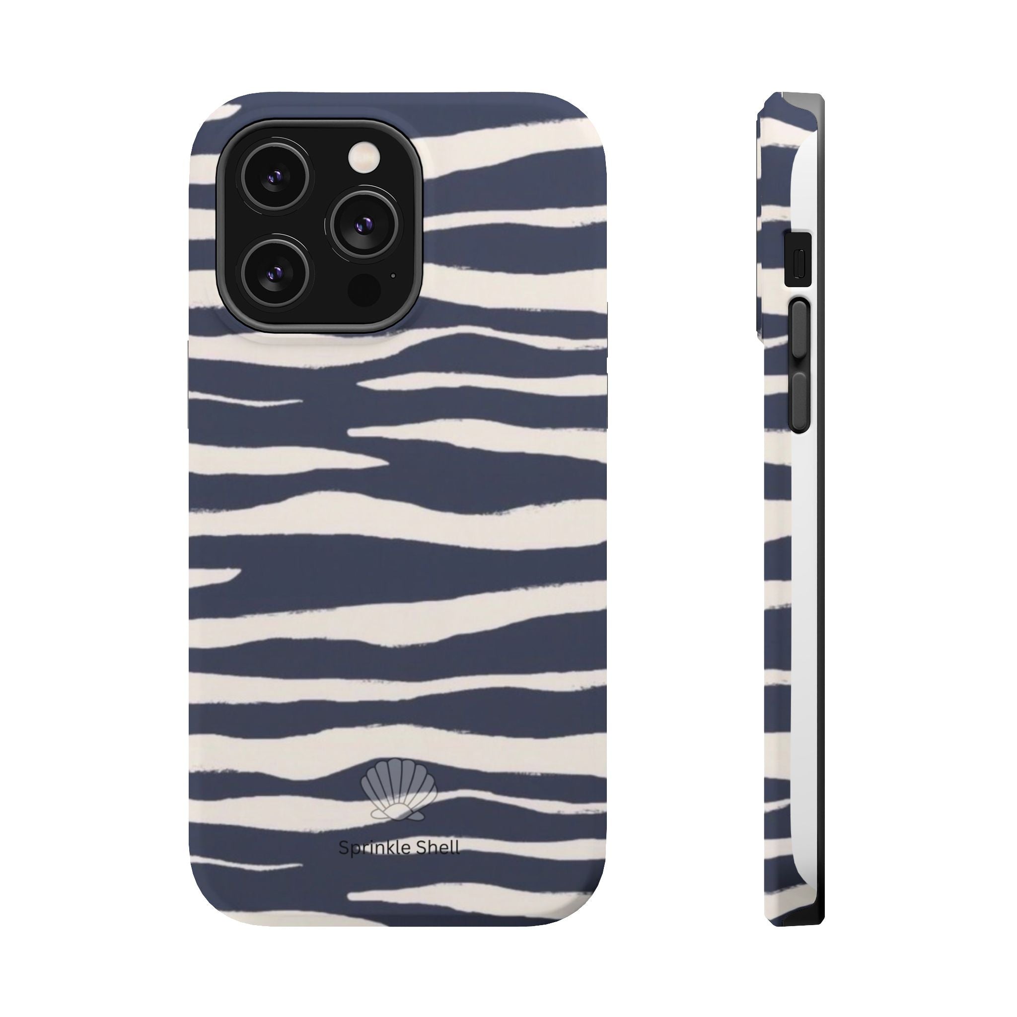 MagSafe Blue zebra print case