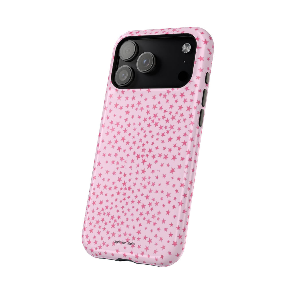 MagSafe mini pink stars case