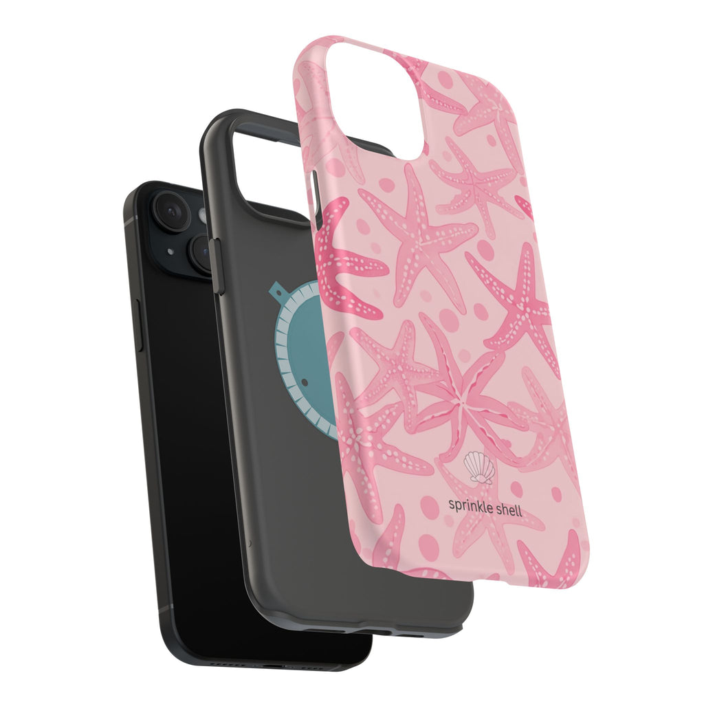 MagSafe Pink Starfish Iphone Case