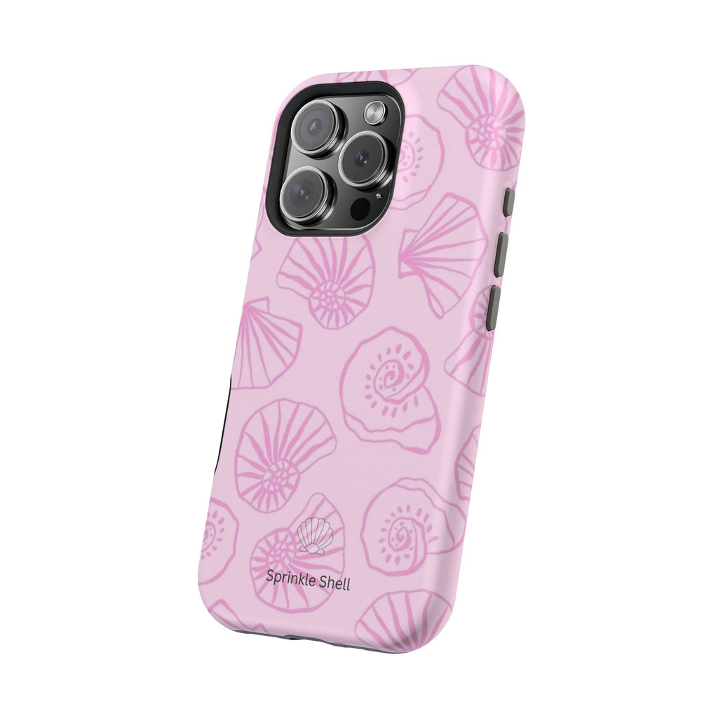 MagSafe pink shells case