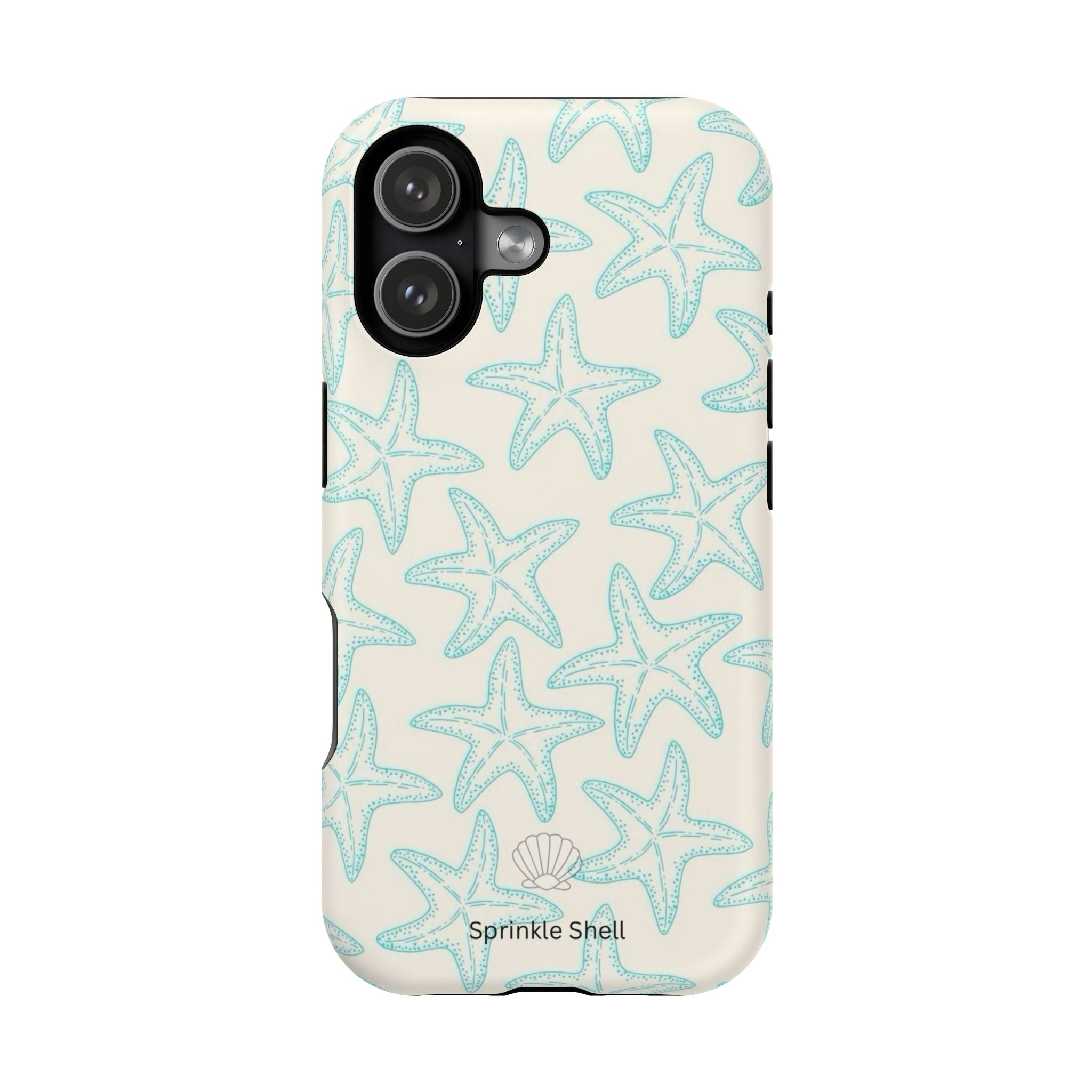 MagSafe teal starfish case