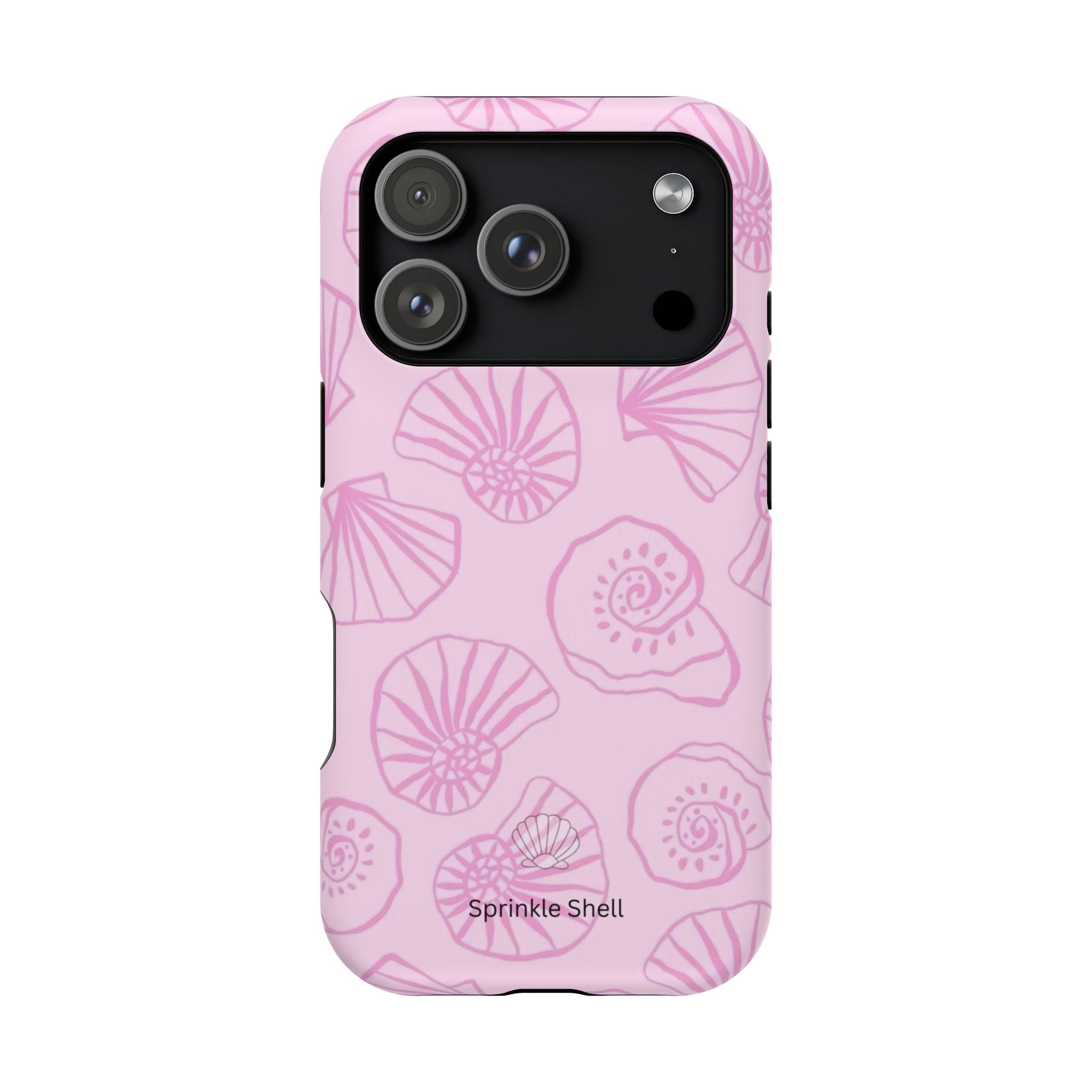 MagSafe pink shells case