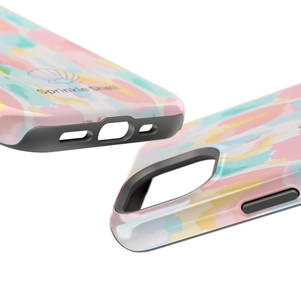 MagSafe cute colorful paint case