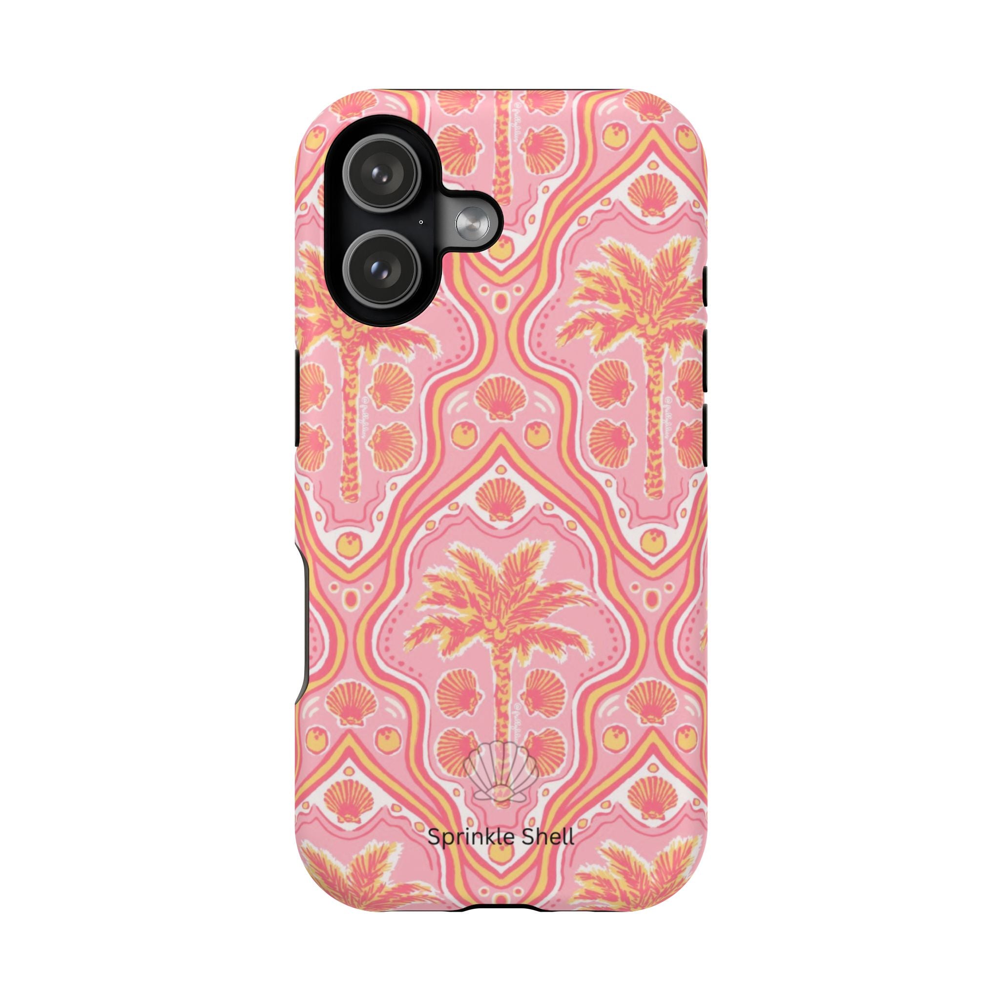 MagSafe pink pink summer palm tree case