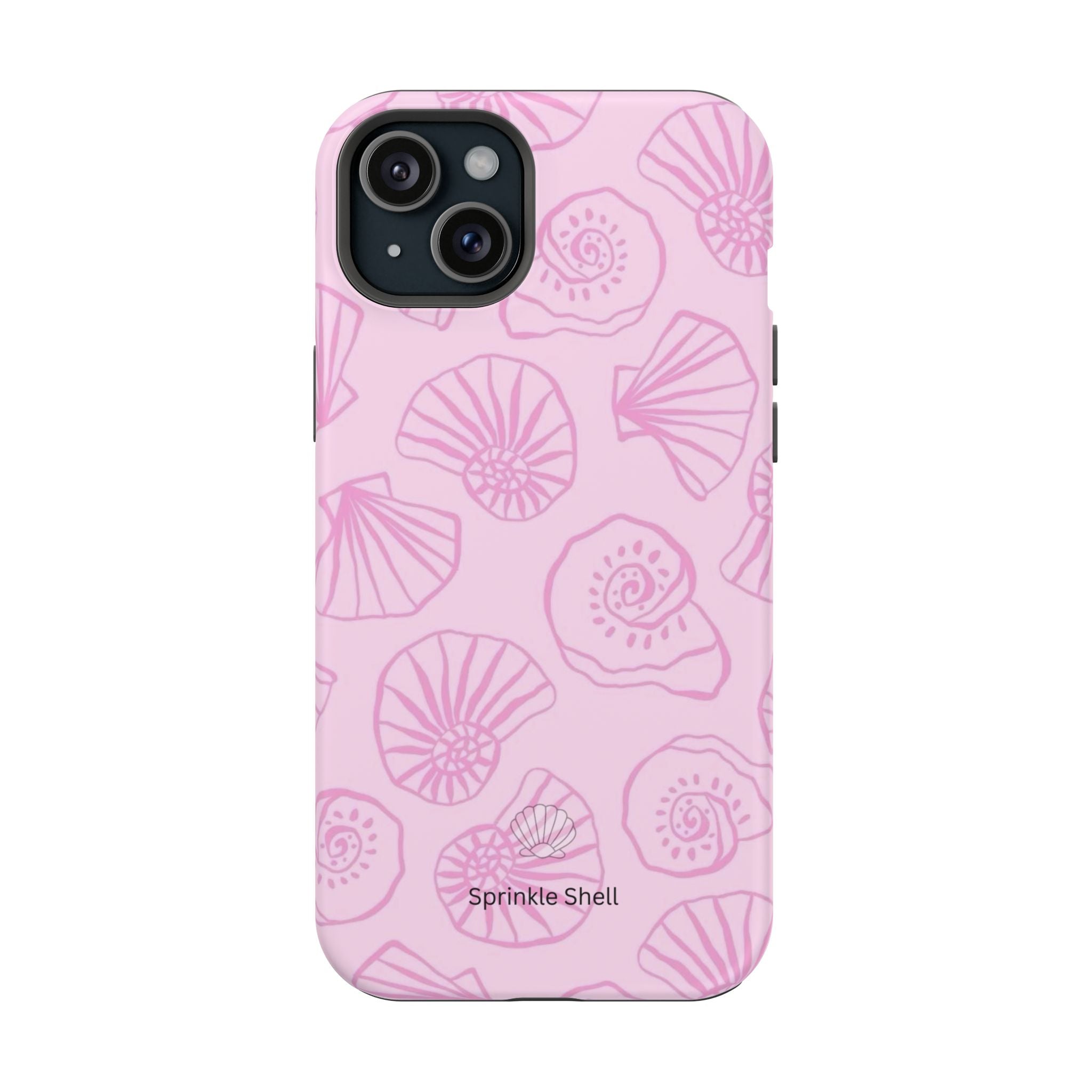 MagSafe pink shells case