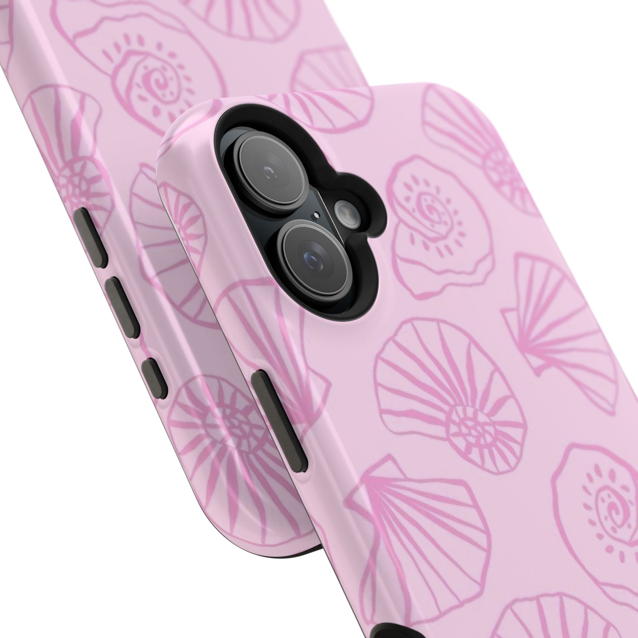 MagSafe pink shells case