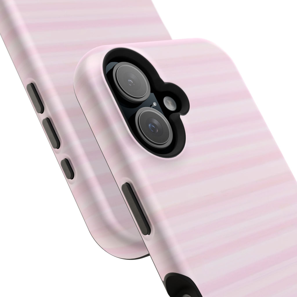 MagSafe pink stripes case