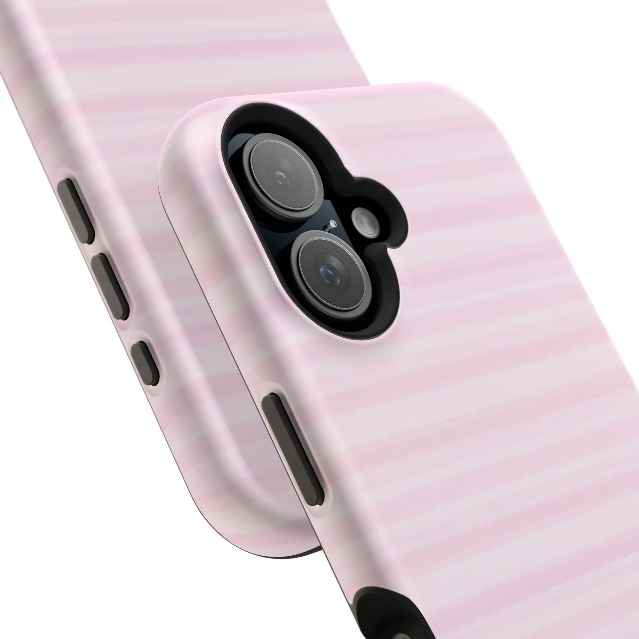 MagSafe pink stripes case