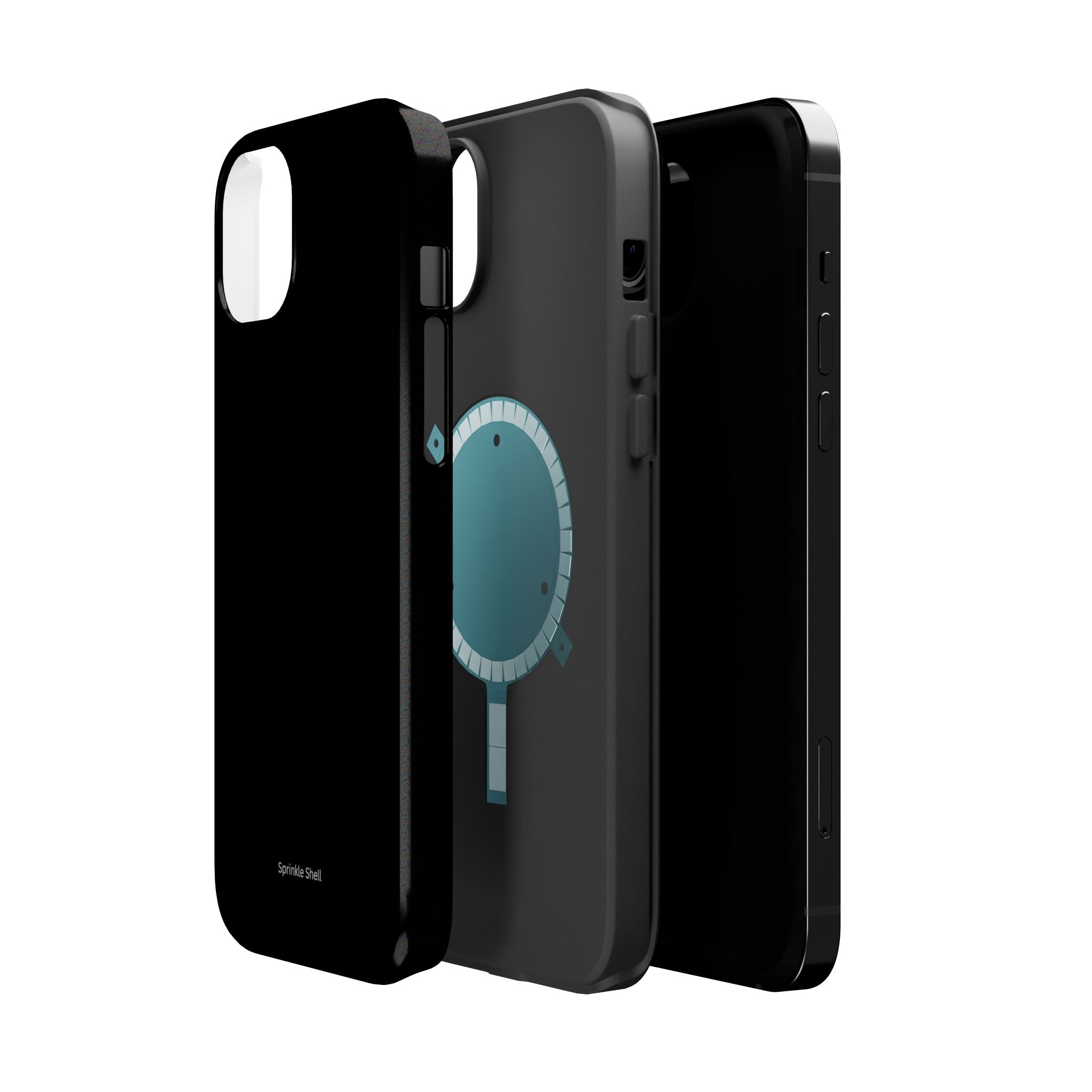 MagSafe Plain Black Iphone Case