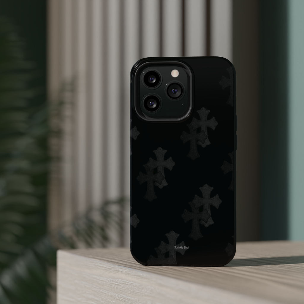 MagSafe black cross case