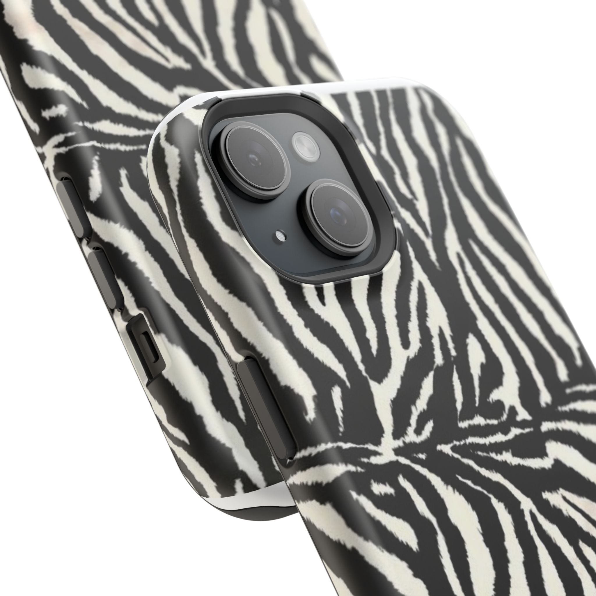 MagSafe black zebra print case