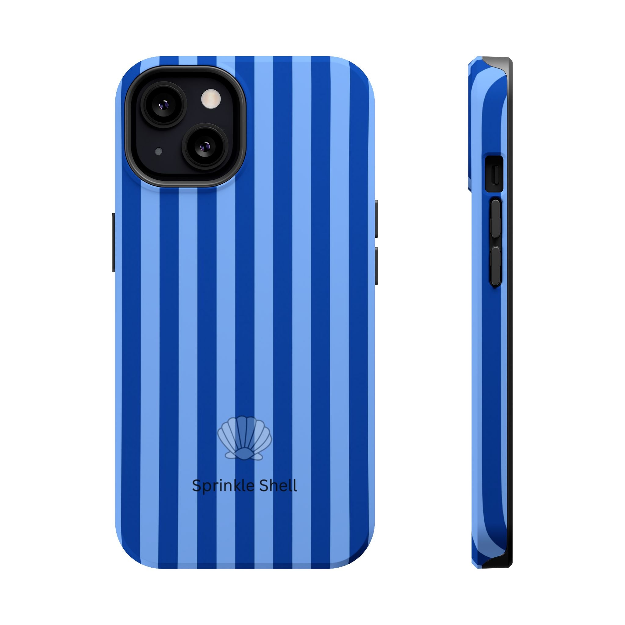 MagSafe blue striped case