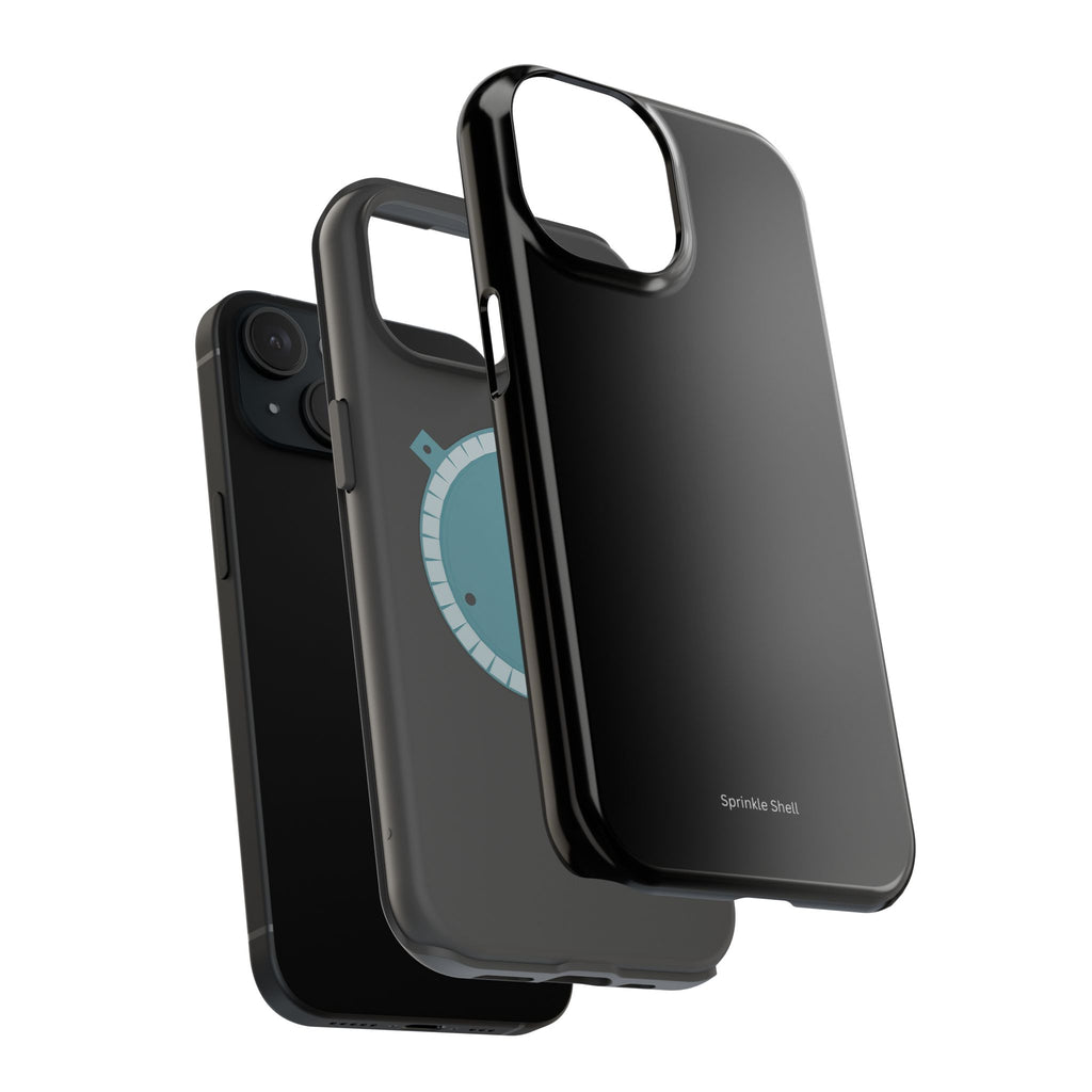 MagSafe Plain Black Iphone Case