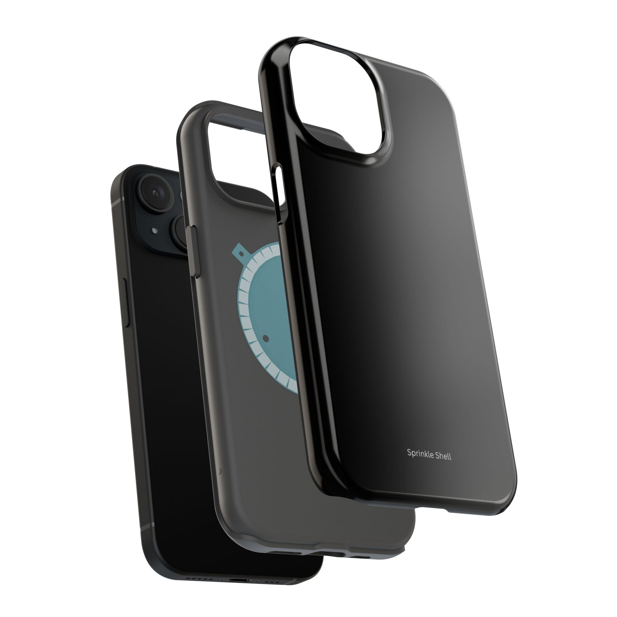MagSafe Plain Black Iphone Case