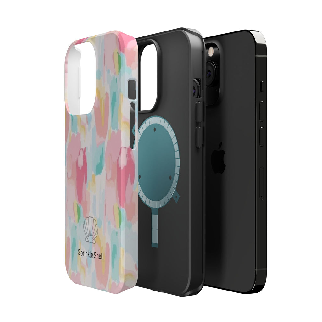 MagSafe cute colorful paint case