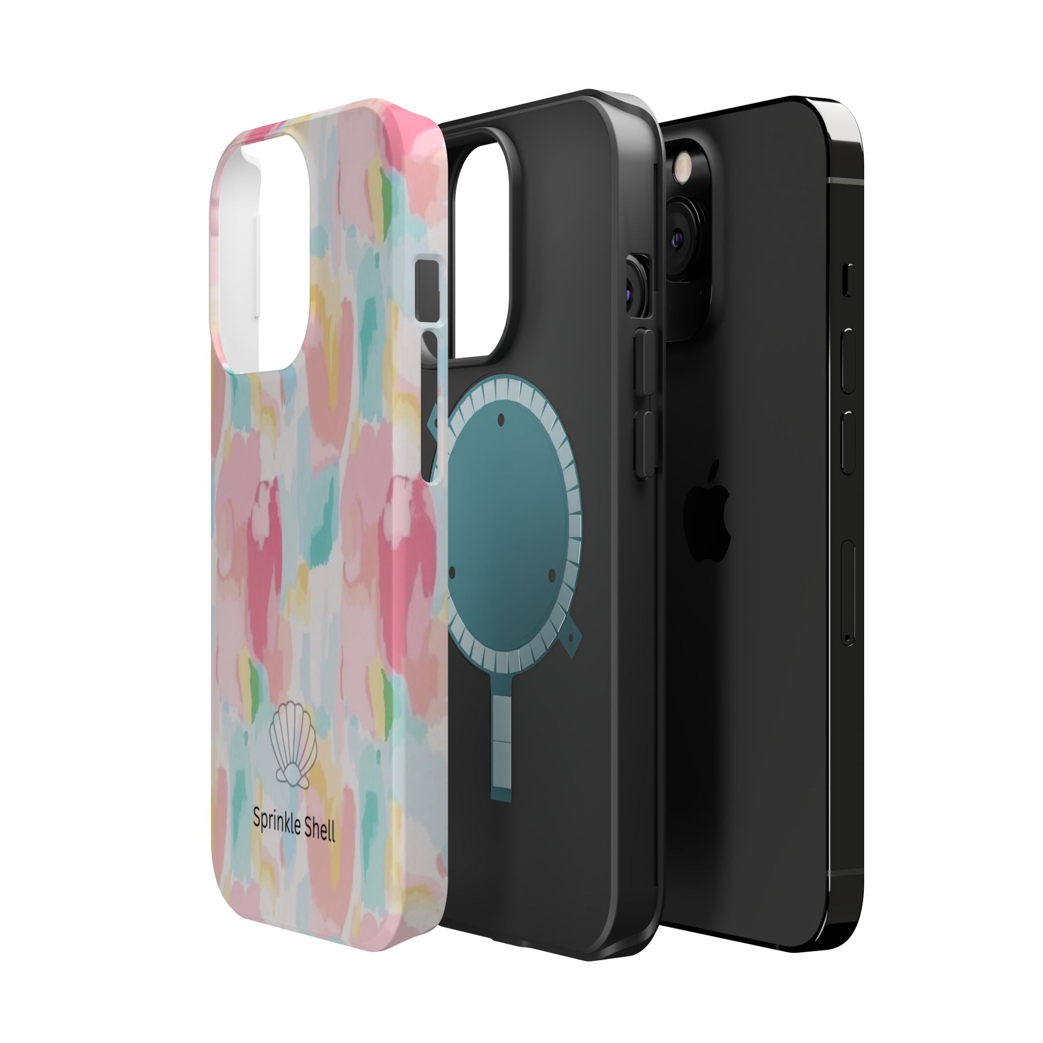 MagSafe cute colorful paint case