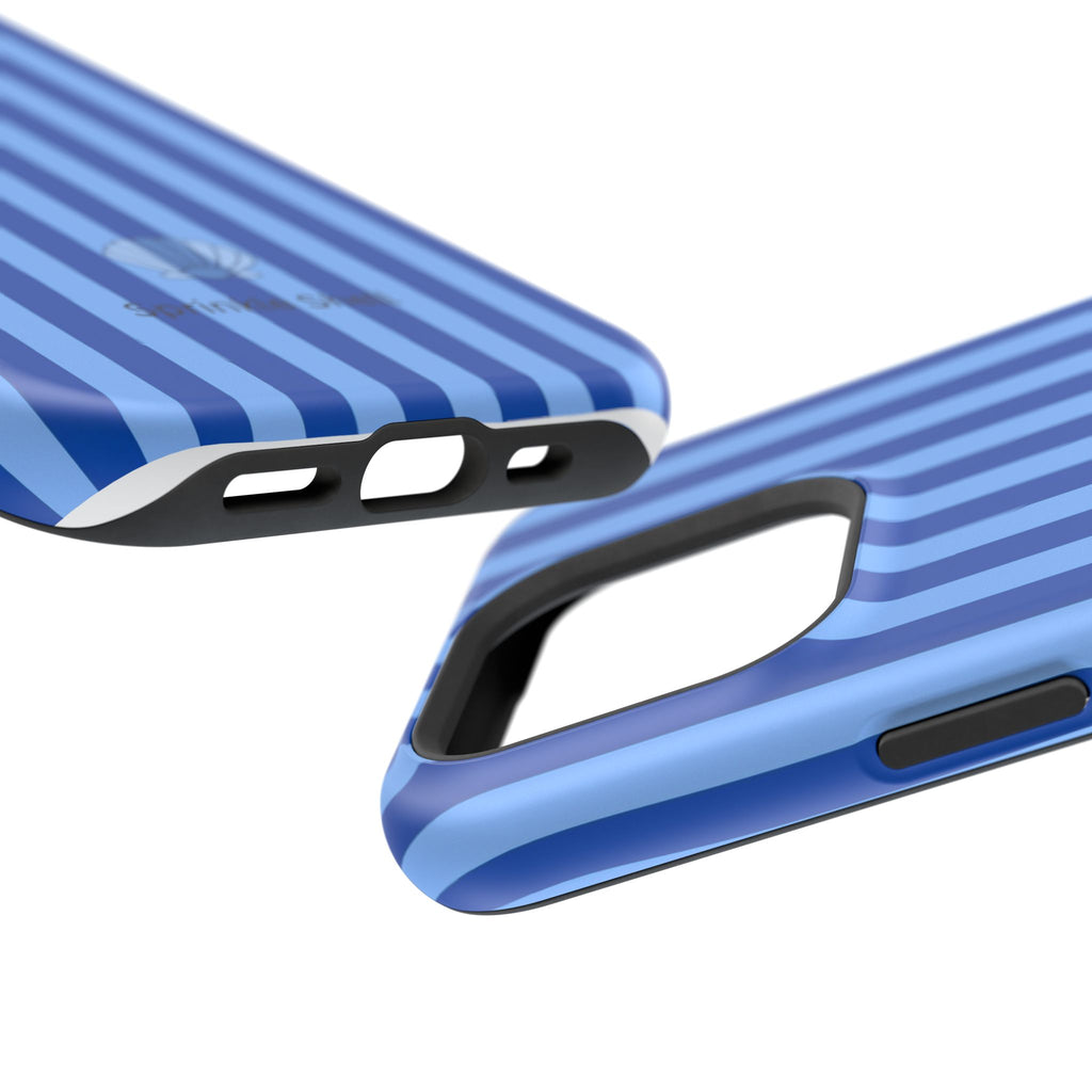 MagSafe blue striped case