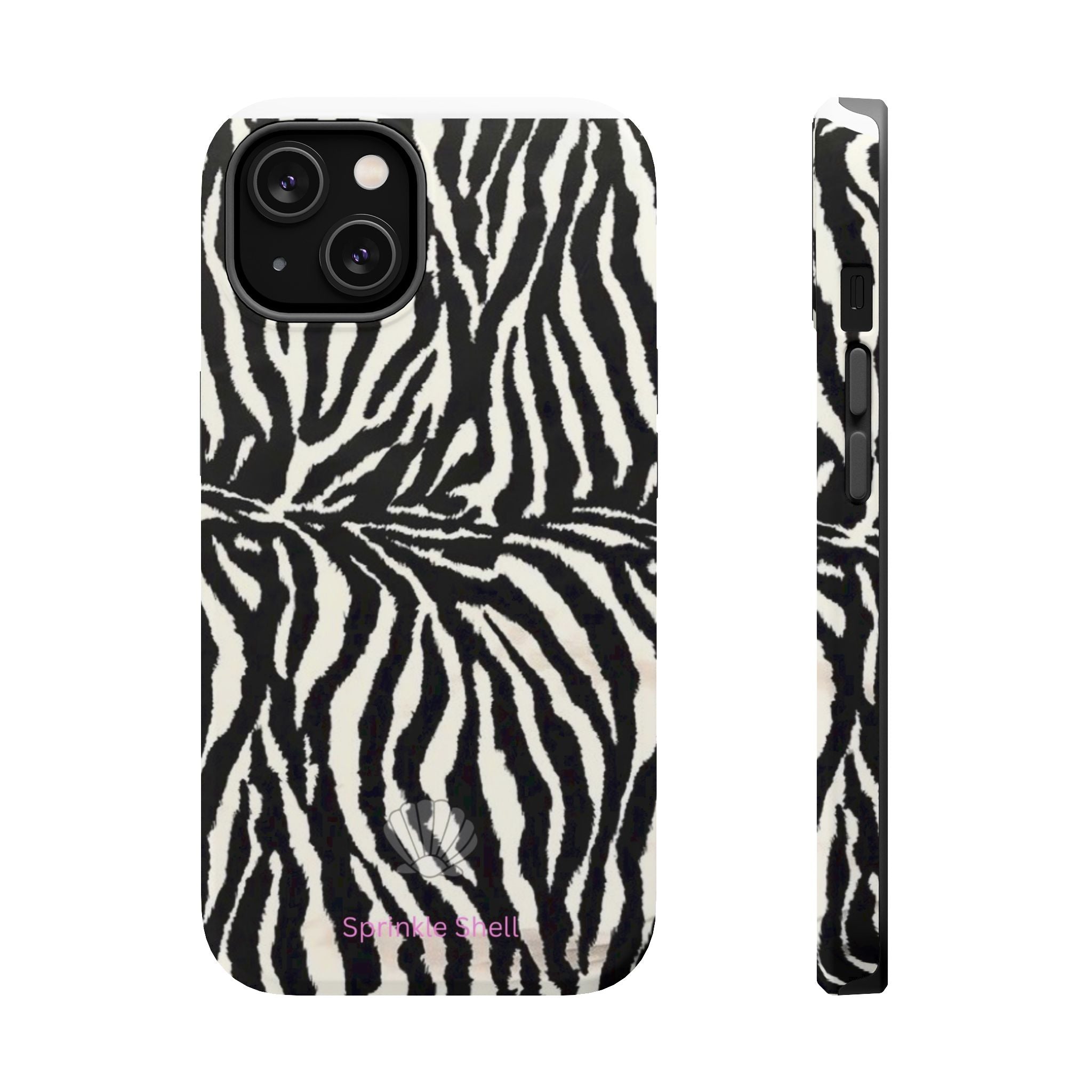MagSafe black zebra print case