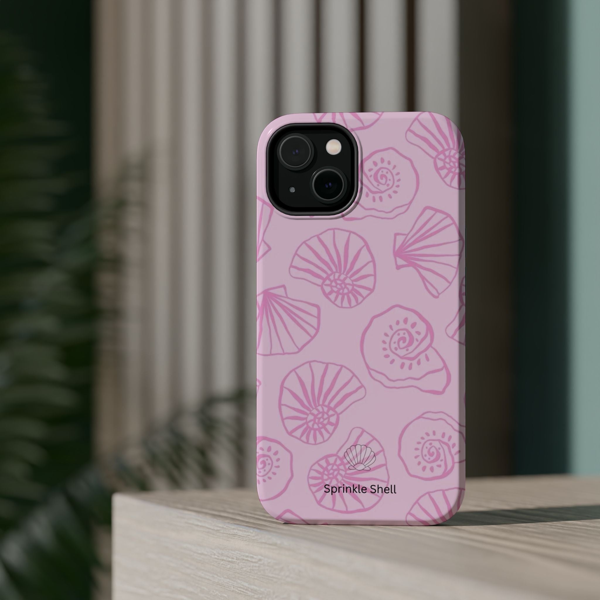 MagSafe pink shells case
