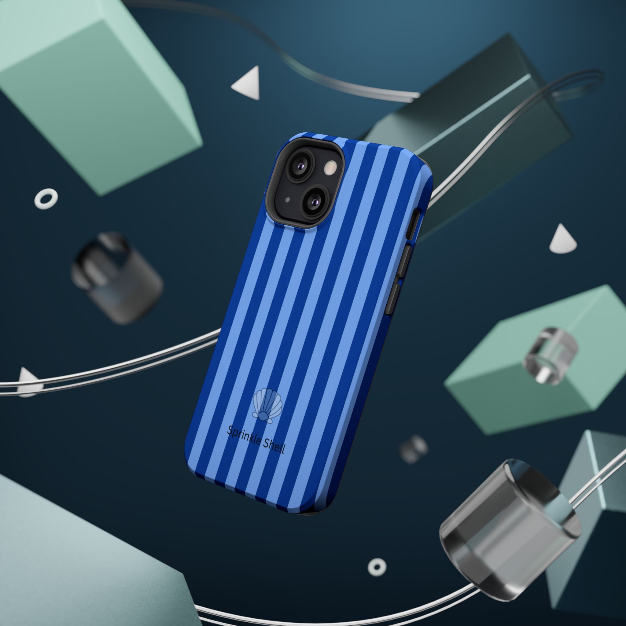 MagSafe blue striped case